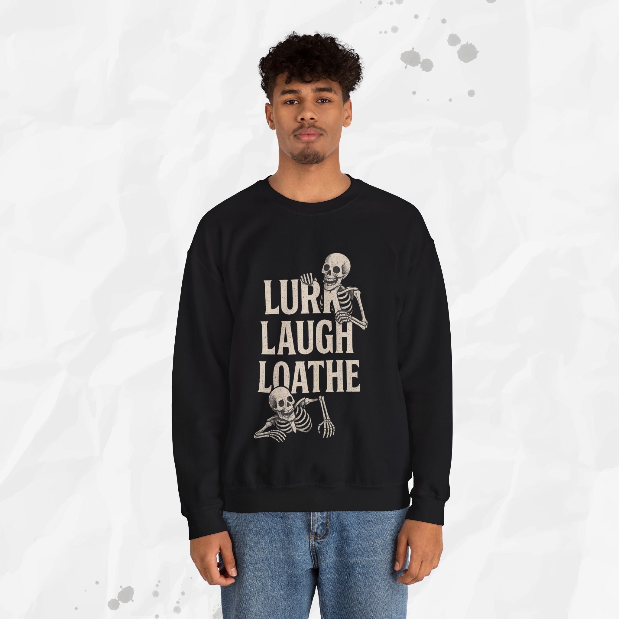 Lurk Laugh Loathe - Crewneck Sweatshirt