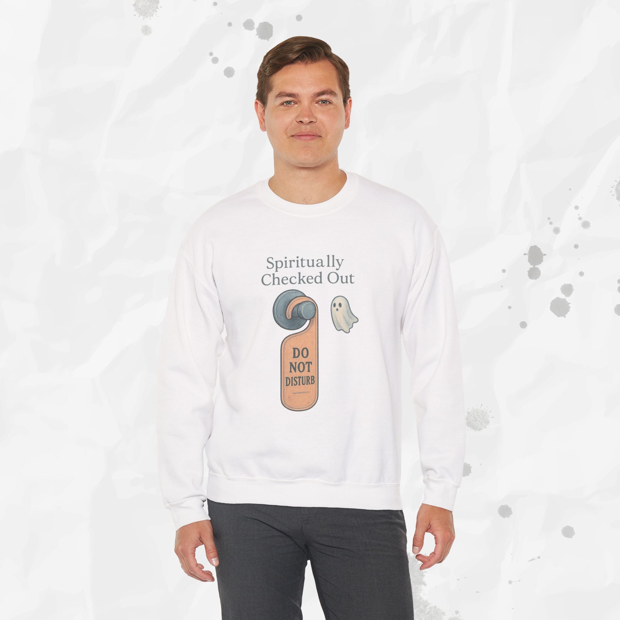 Spiritually Checked Out - Crewneck Sweatshirt