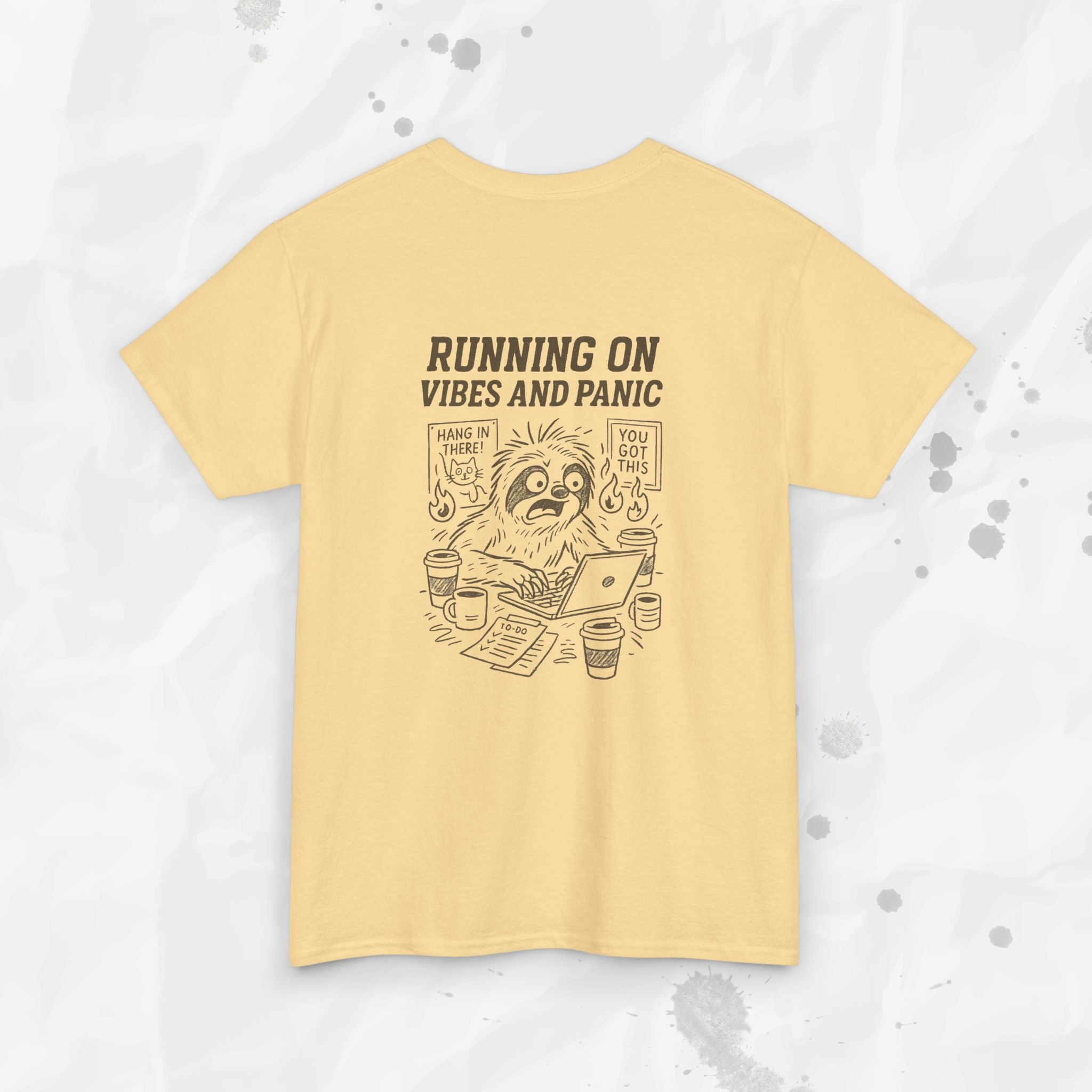 Running on Vibes and Panic - T-Shirt