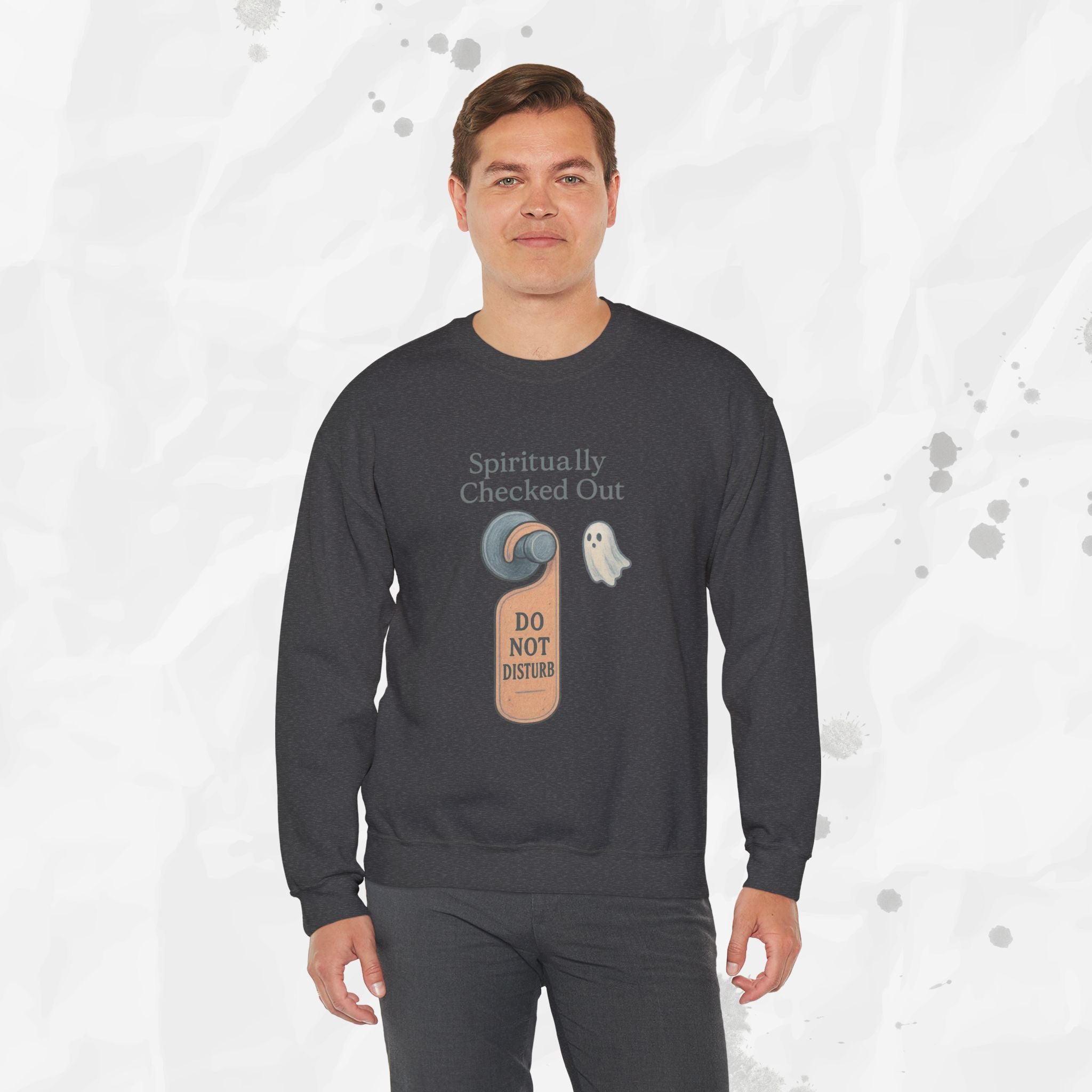 Spiritually Checked Out - Crewneck Sweatshirt