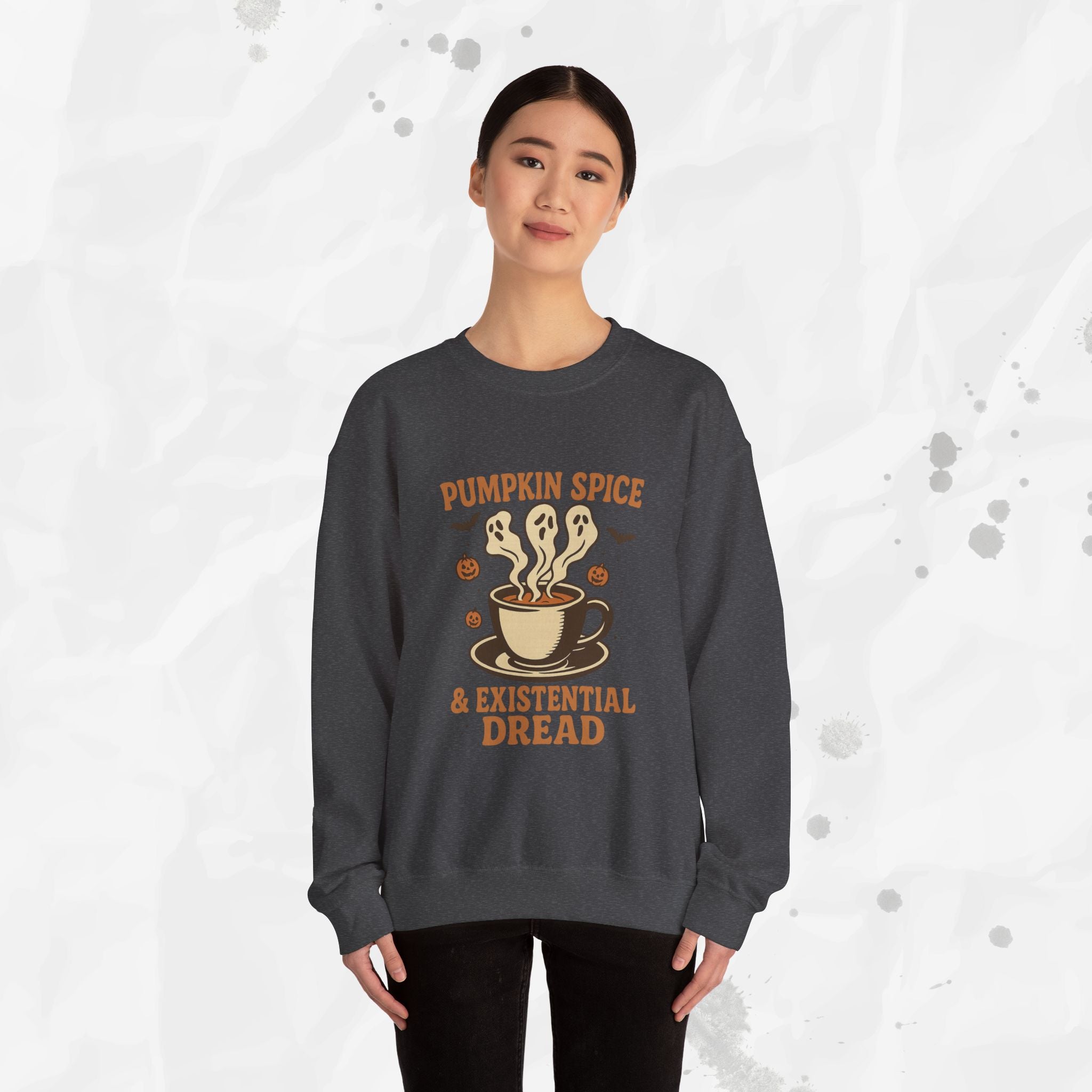 Pumpkin Spice & Existential Dread - Crewneck Sweatshirt