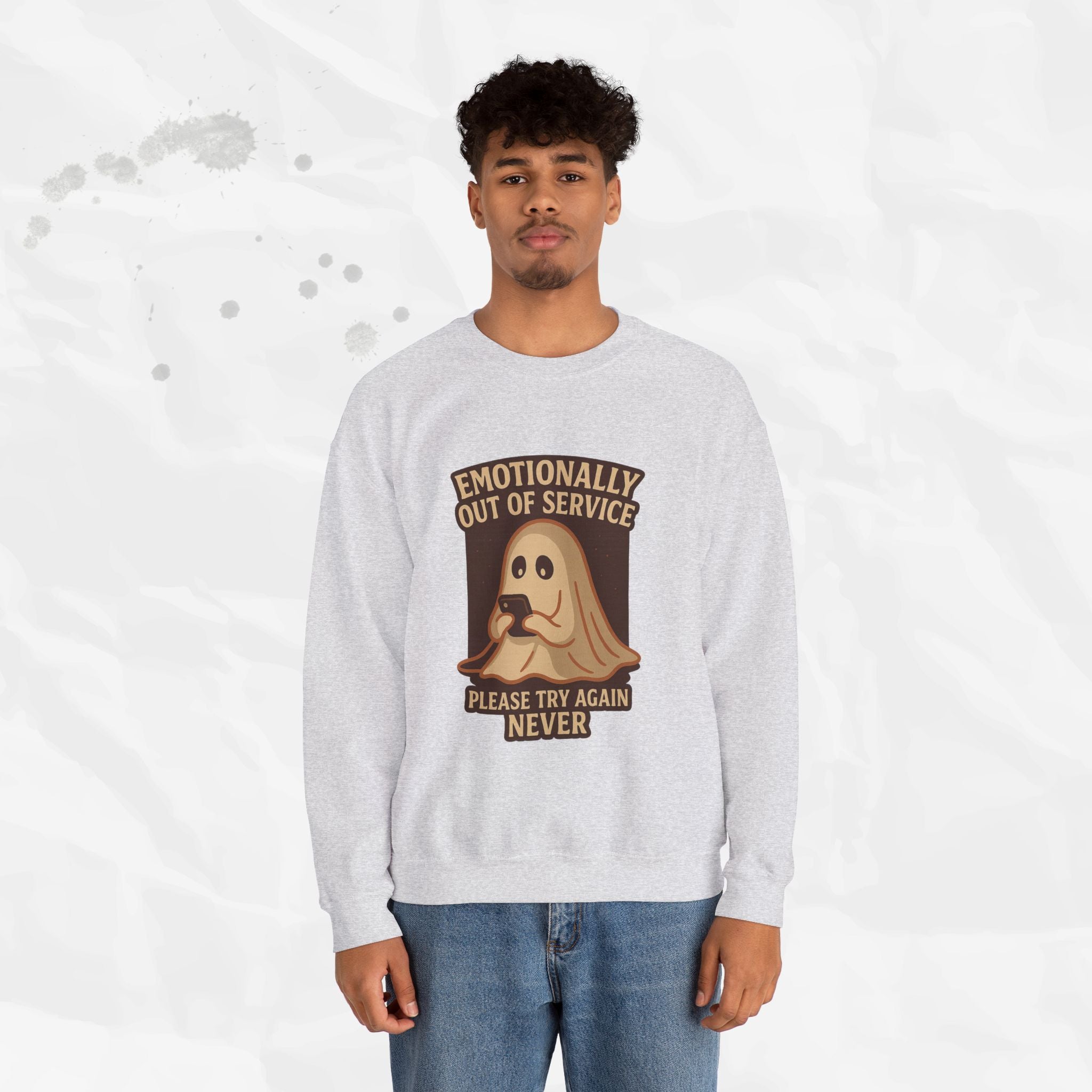 Emotionally Out of Service – Crewneck Sweatshirt