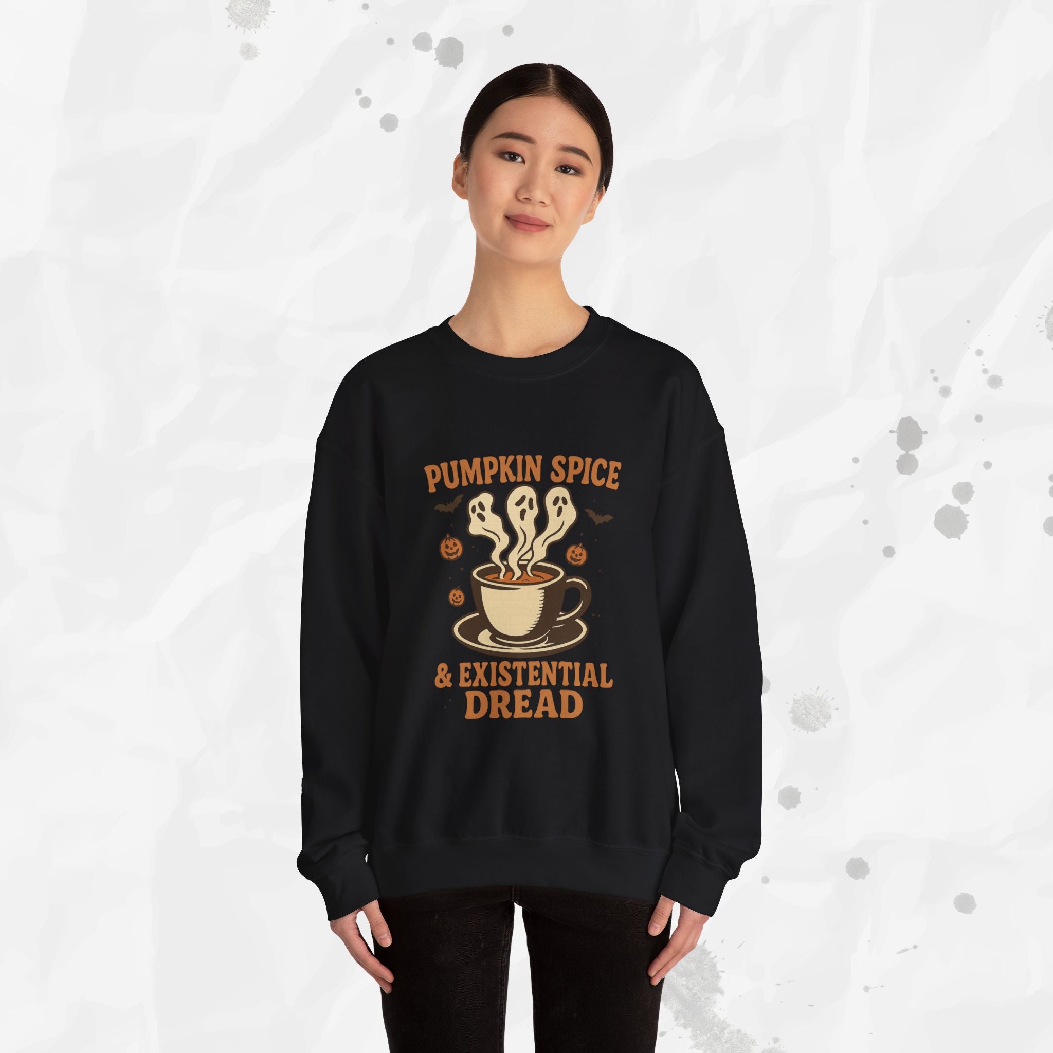Pumpkin Spice & Existential Dread - Crewneck Sweatshirt