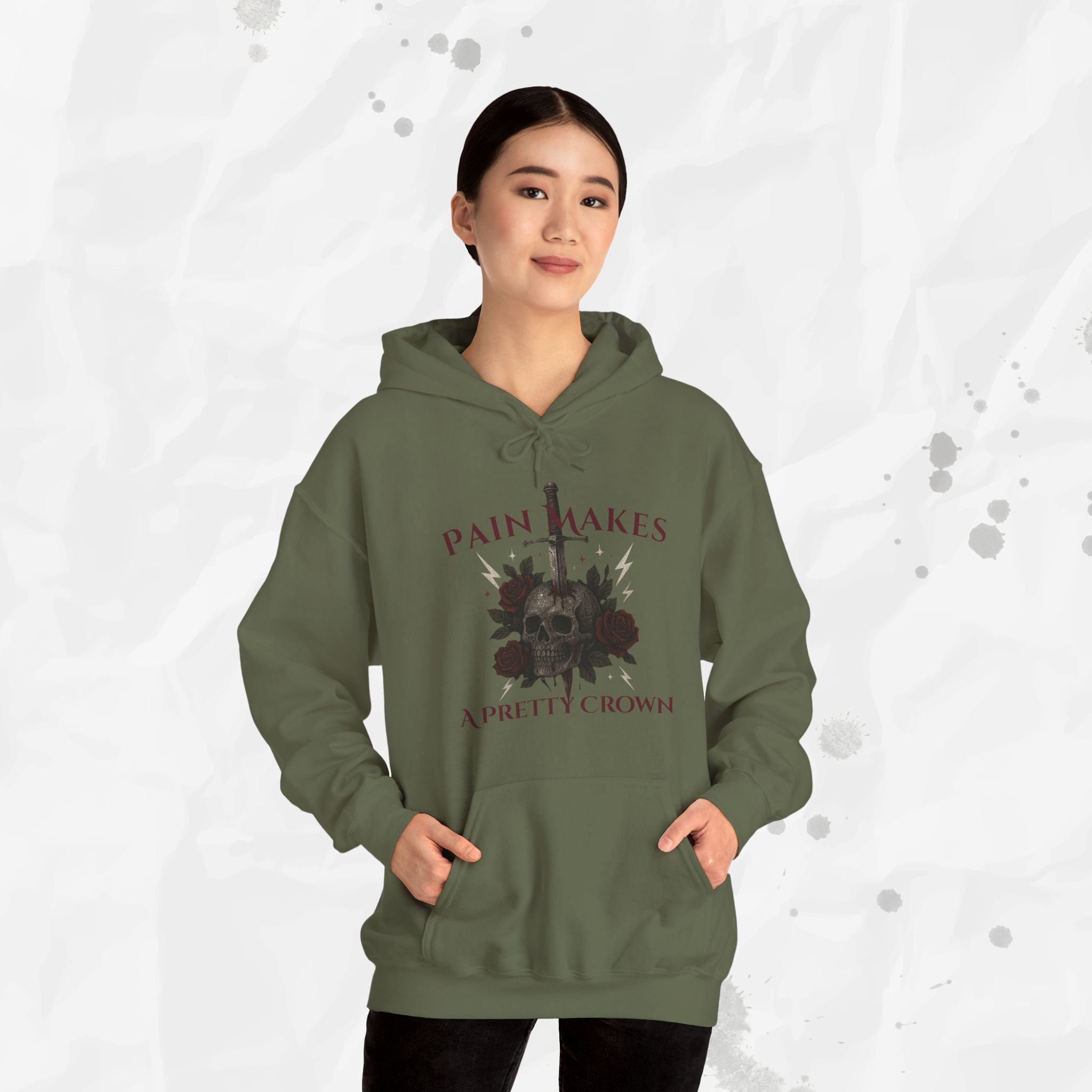 Pain Makes a Pretty Crown - Hoodie