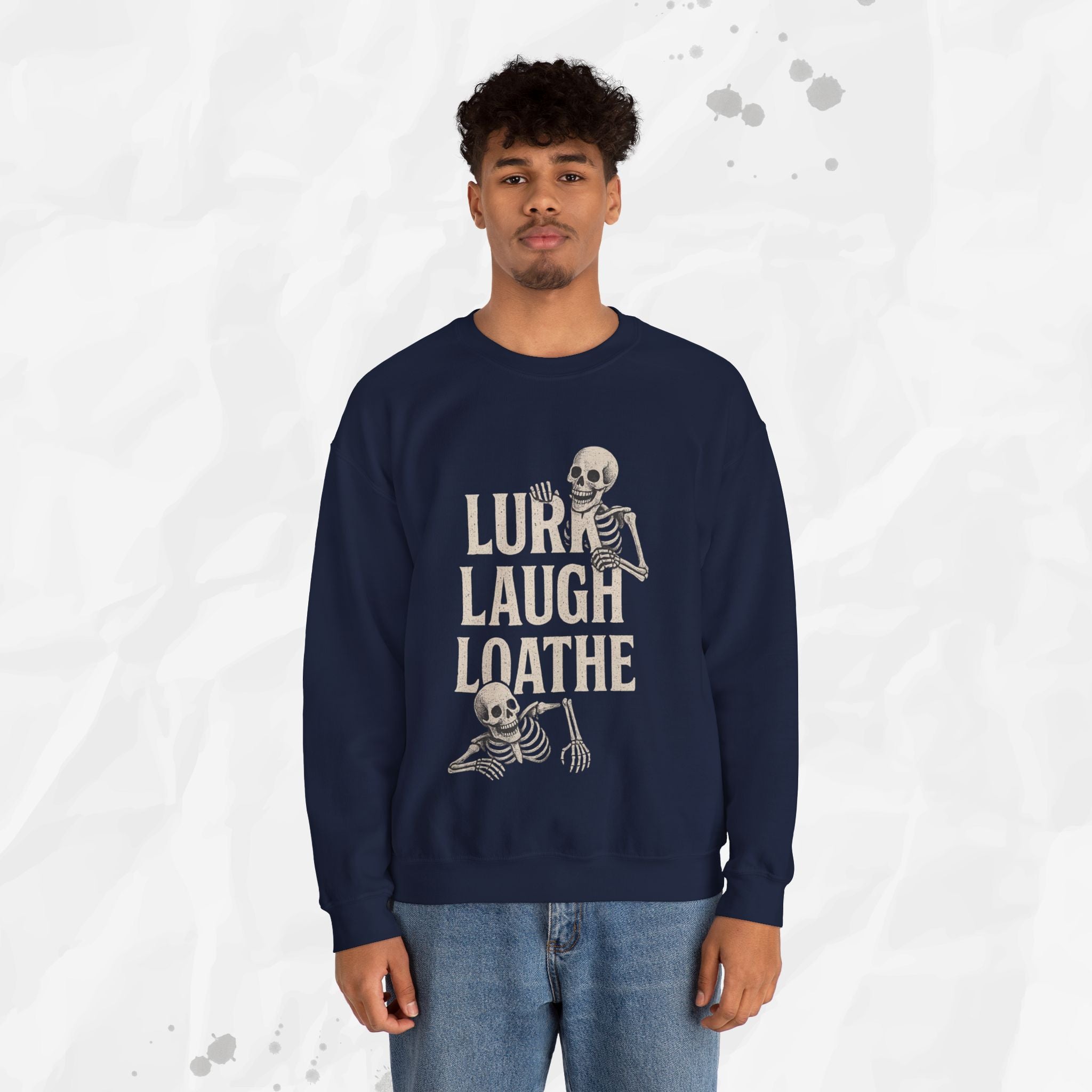 Lurk Laugh Loathe - Crewneck Sweatshirt