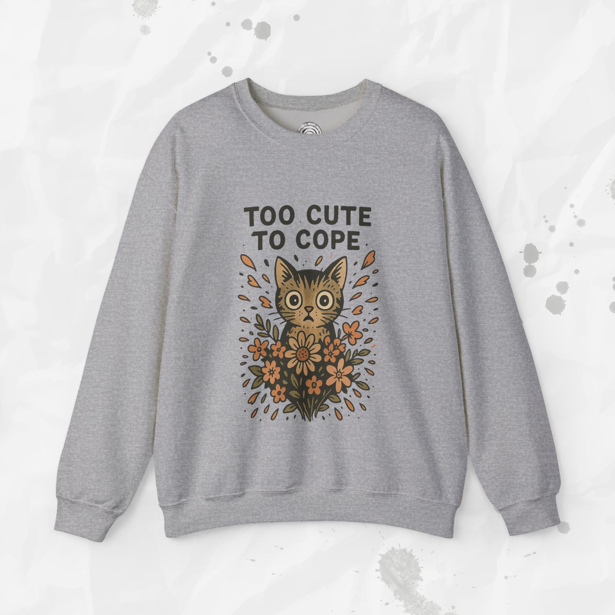 Too Cute to Cope - Crewneck Sweatshirt