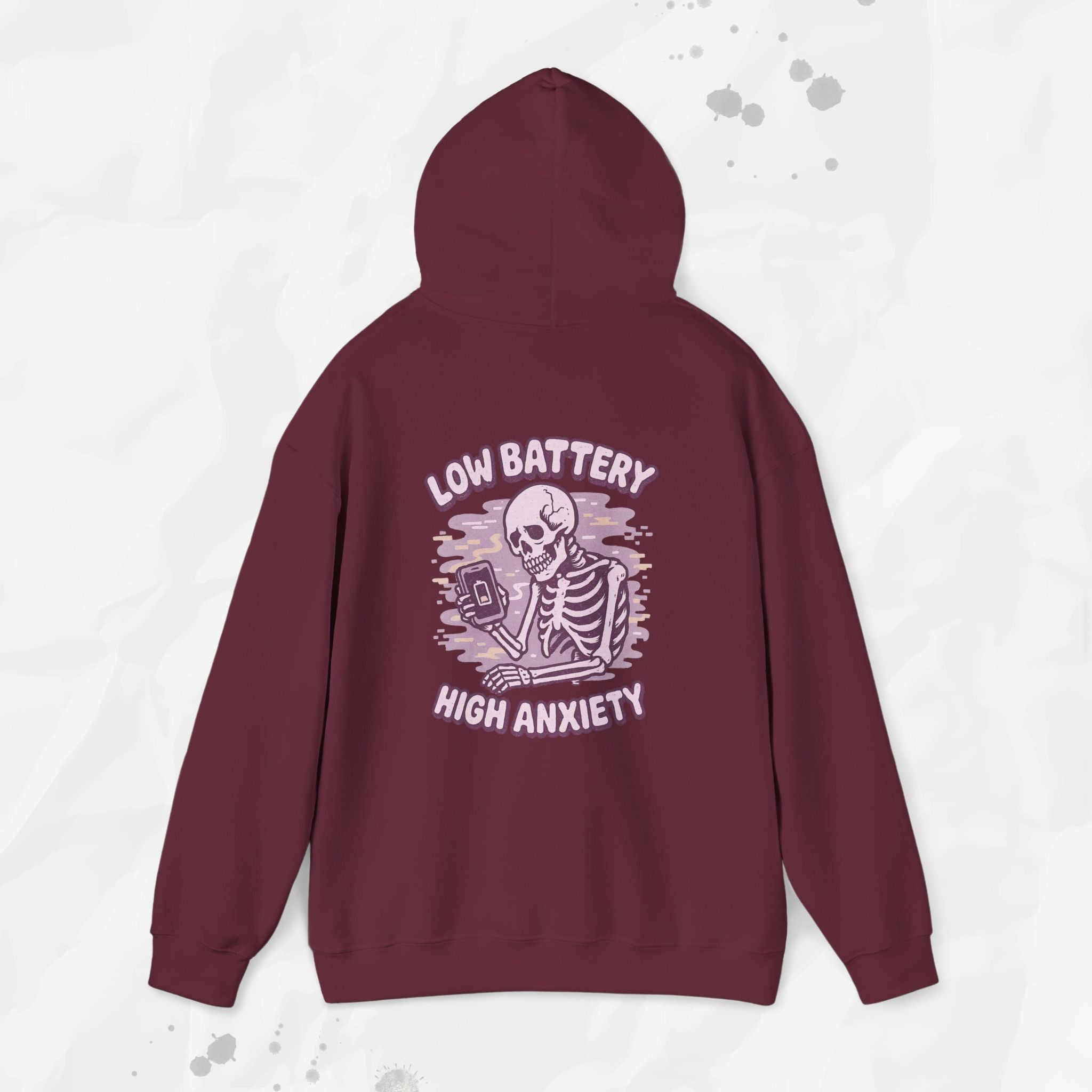 Low Battery, High Anxiety - Hoodie