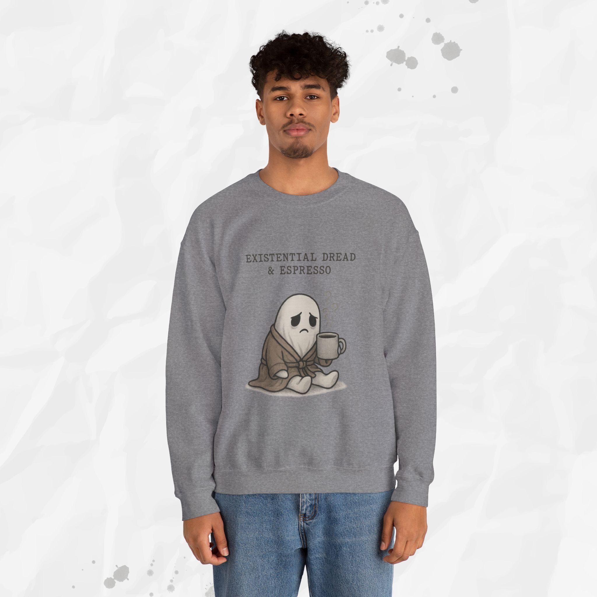 Existential Dread & Espresso - Crewneck Sweatshirt