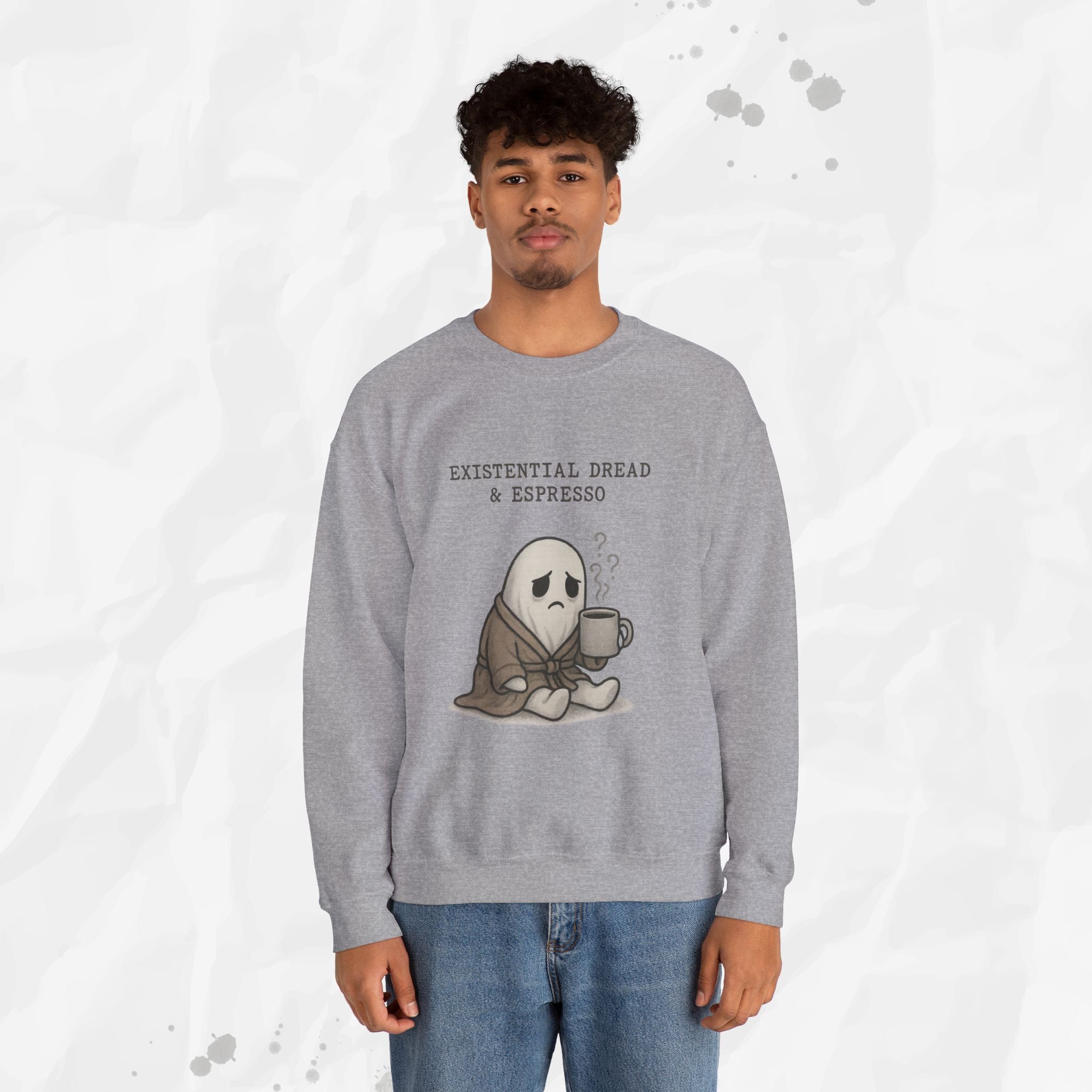 Existential Dread & Espresso - Crewneck Sweatshirt