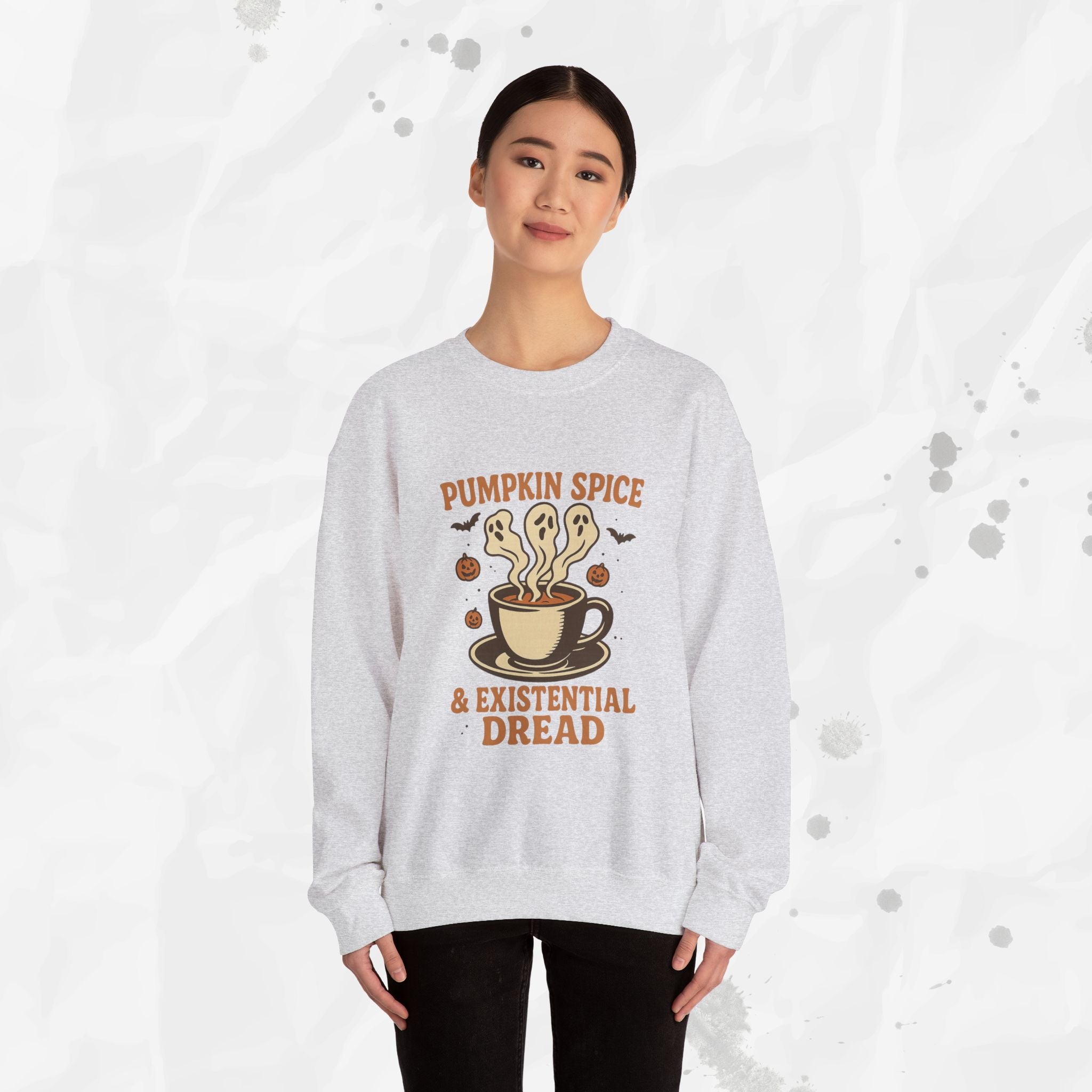 Pumpkin Spice & Existential Dread - Crewneck Sweatshirt