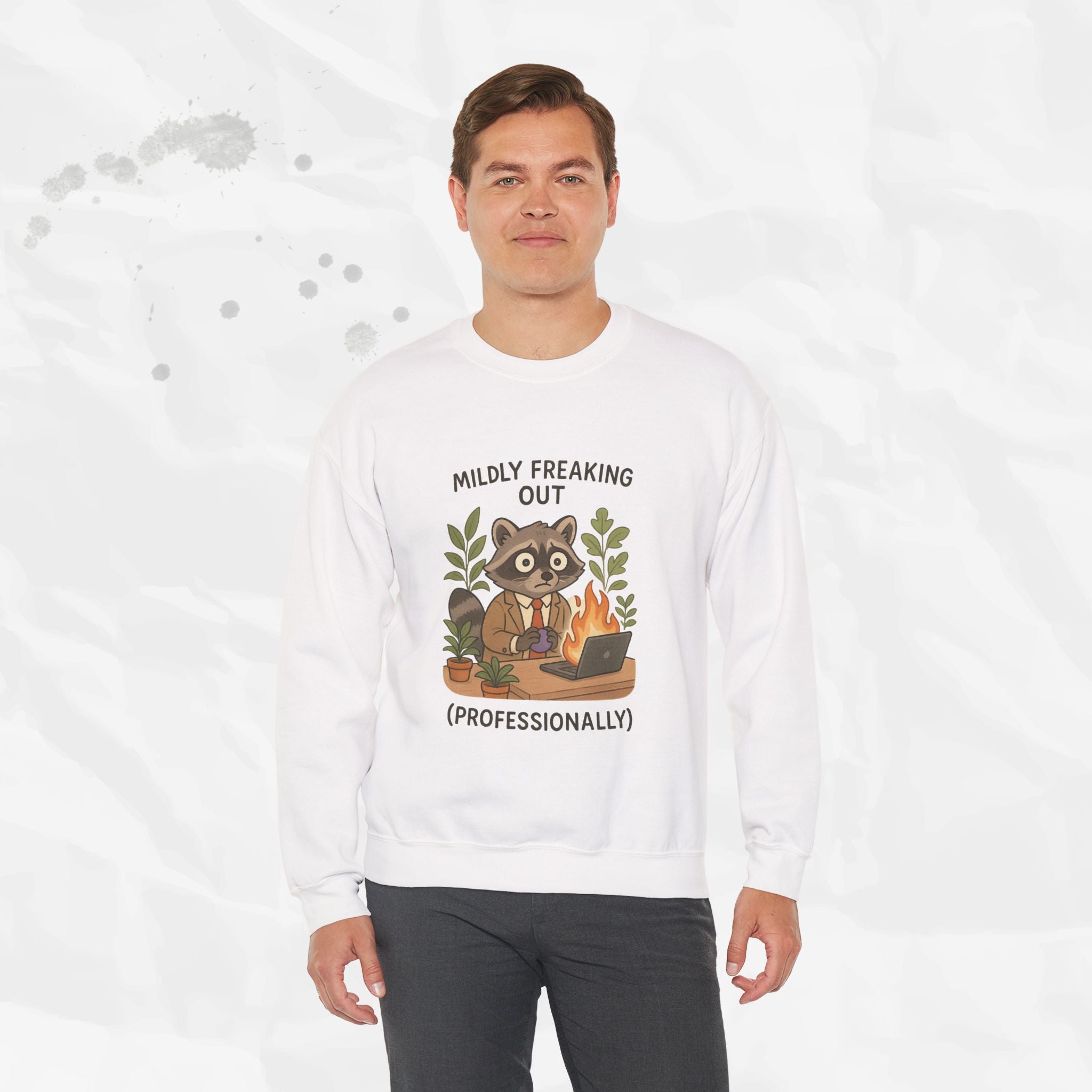 Mildly Freaking Out (Professionally) - Crewneck Sweatshirt