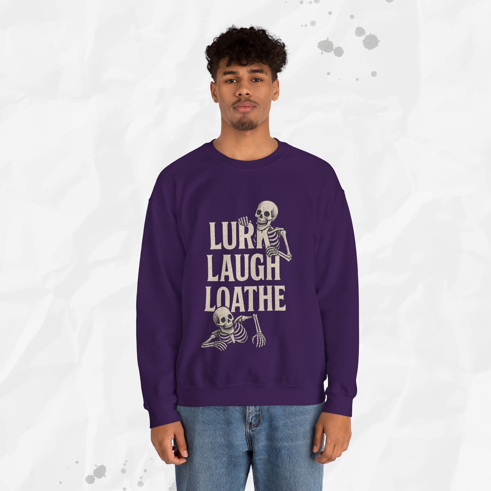 Lurk Laugh Loathe - Crewneck Sweatshirt