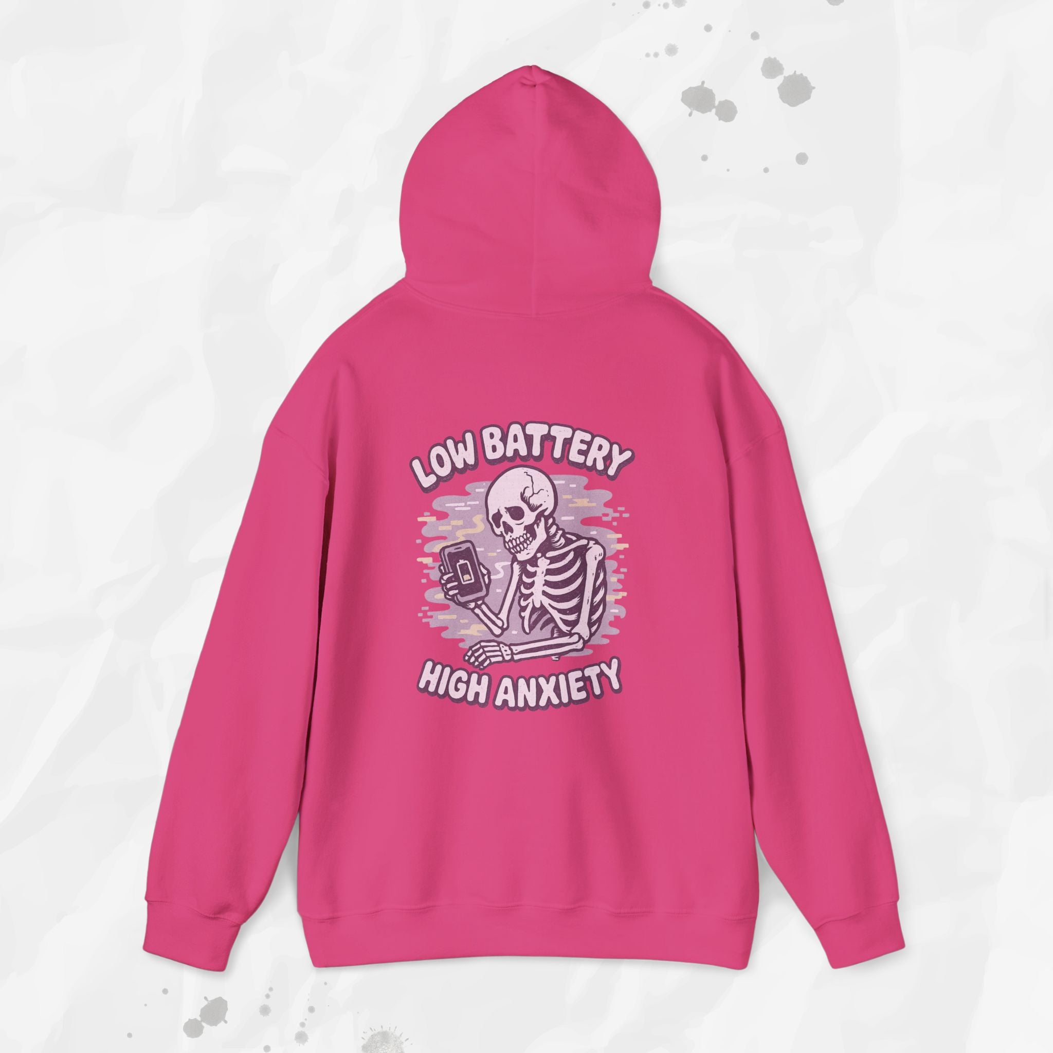 Low Battery, High Anxiety - Hoodie