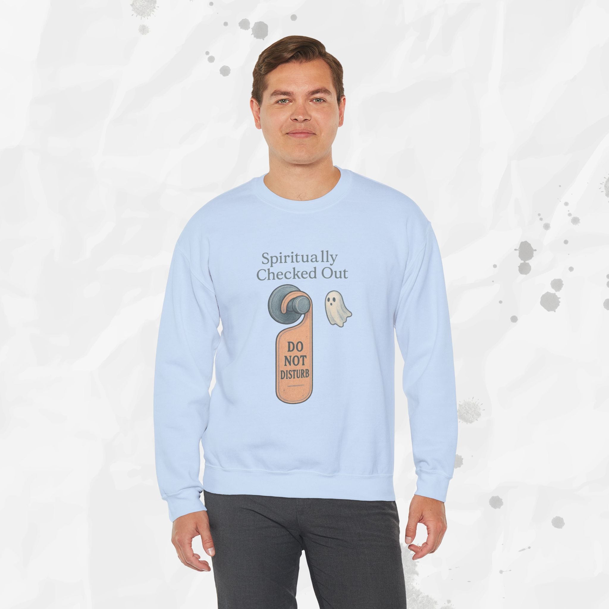 Spiritually Checked Out - Crewneck Sweatshirt