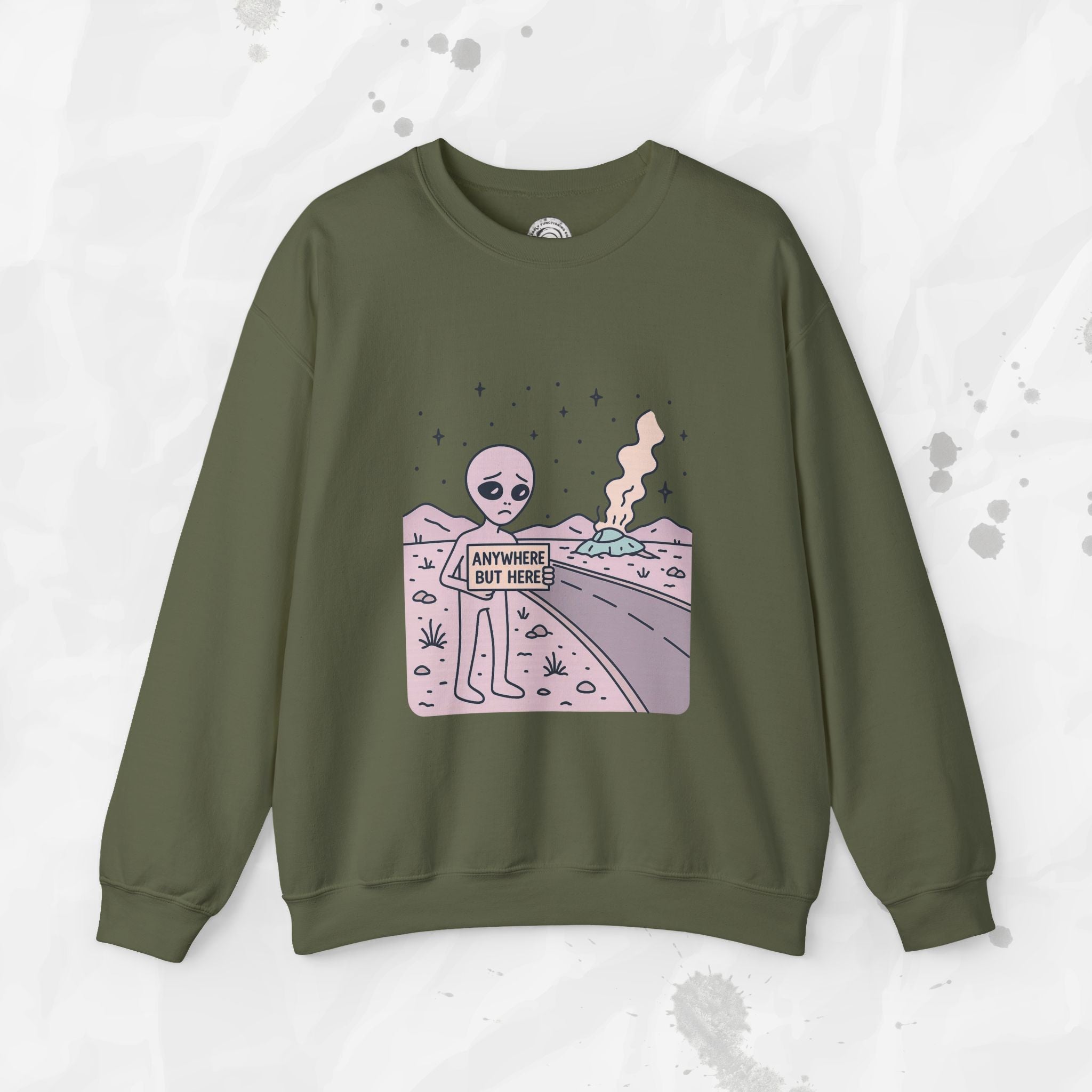 Anywhere But Here - Crewneck Sweatshirt