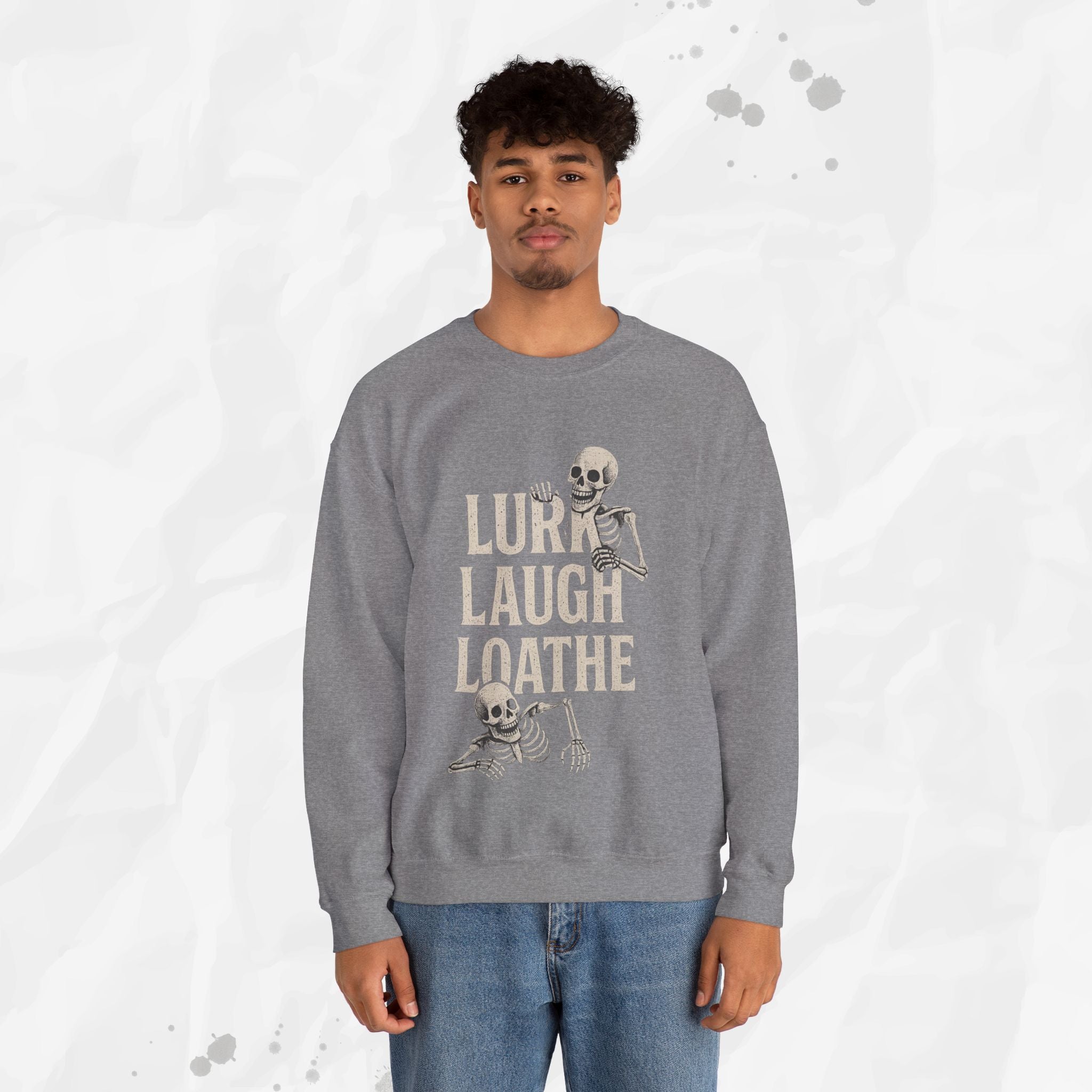 Lurk Laugh Loathe - Crewneck Sweatshirt