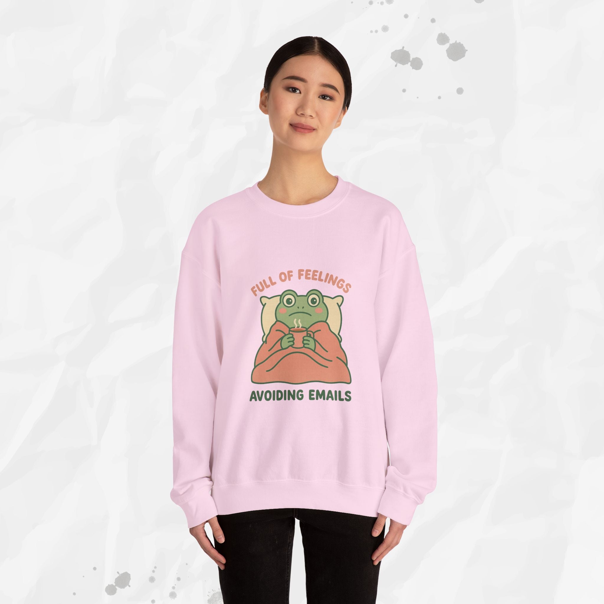 Full of Feelings Avoiding Emails - Crewneck Sweatshirt