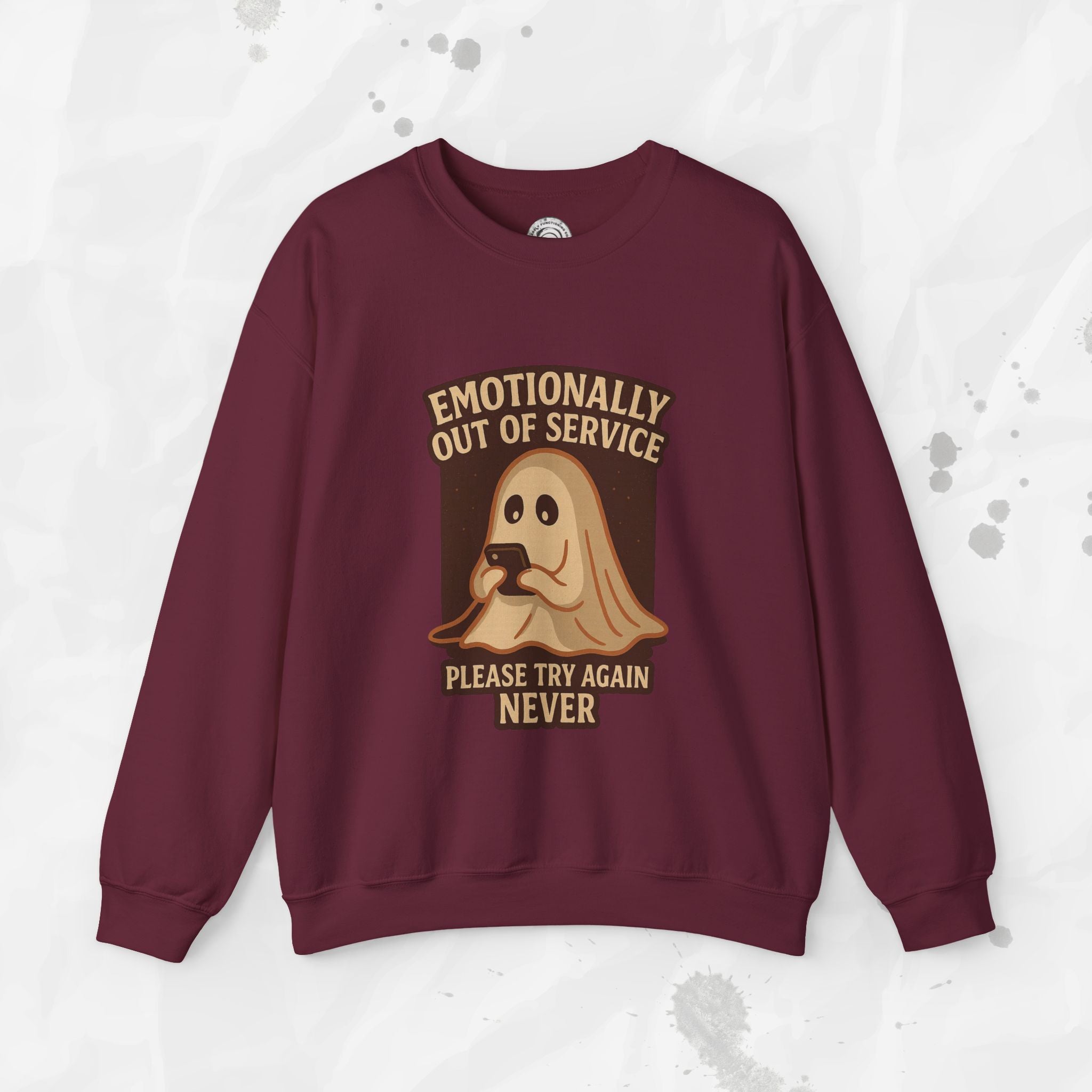 Emotionally Out of Service – Crewneck Sweatshirt