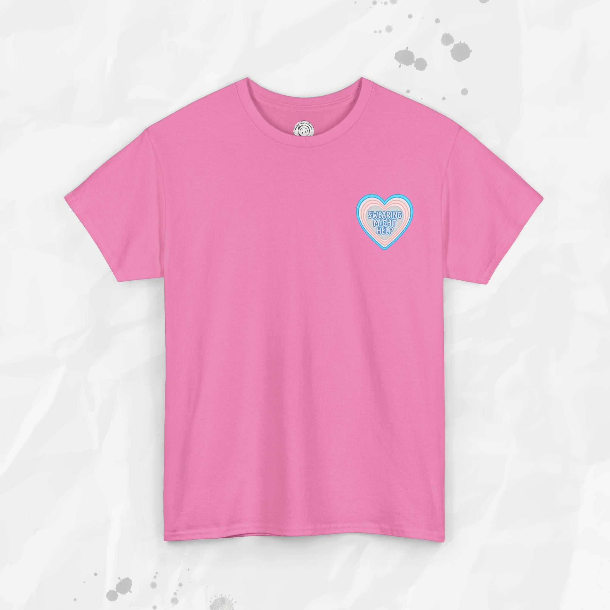 Swearing Might Help – T-Shirt (Pocket Print)
