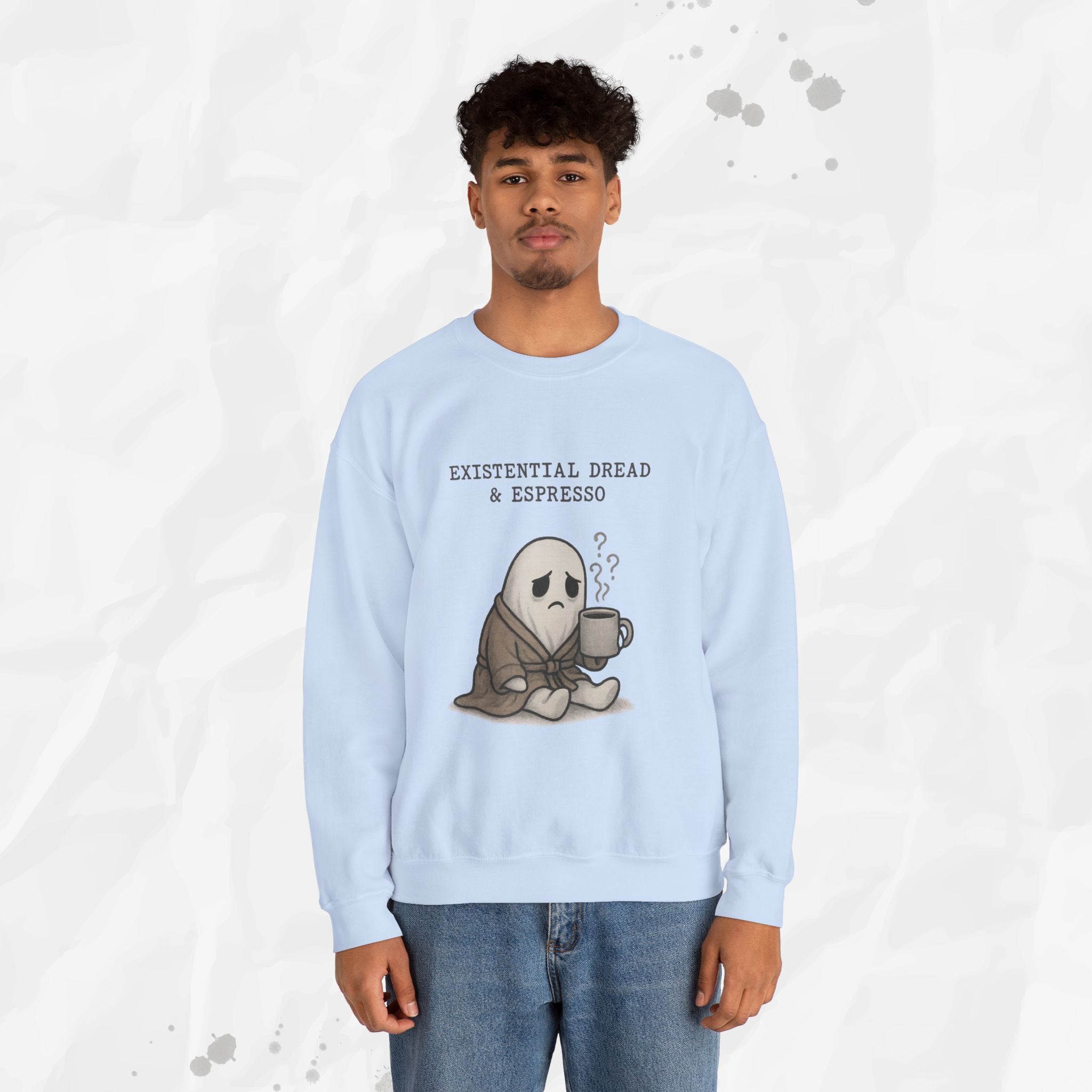 Existential Dread & Espresso - Crewneck Sweatshirt