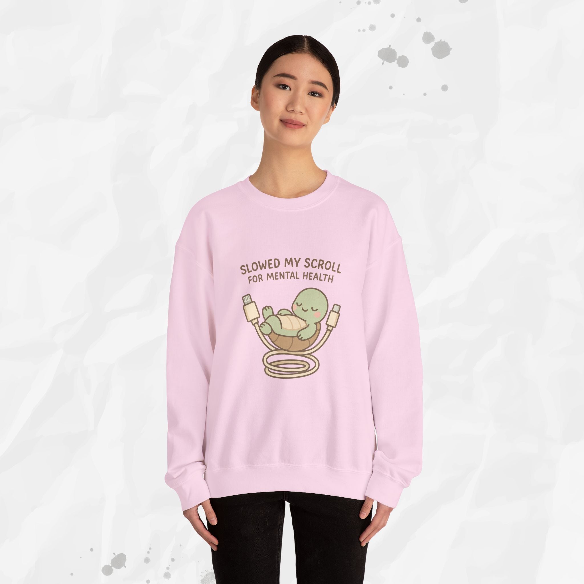 Slowed My Scroll - Crewneck Sweatshirt