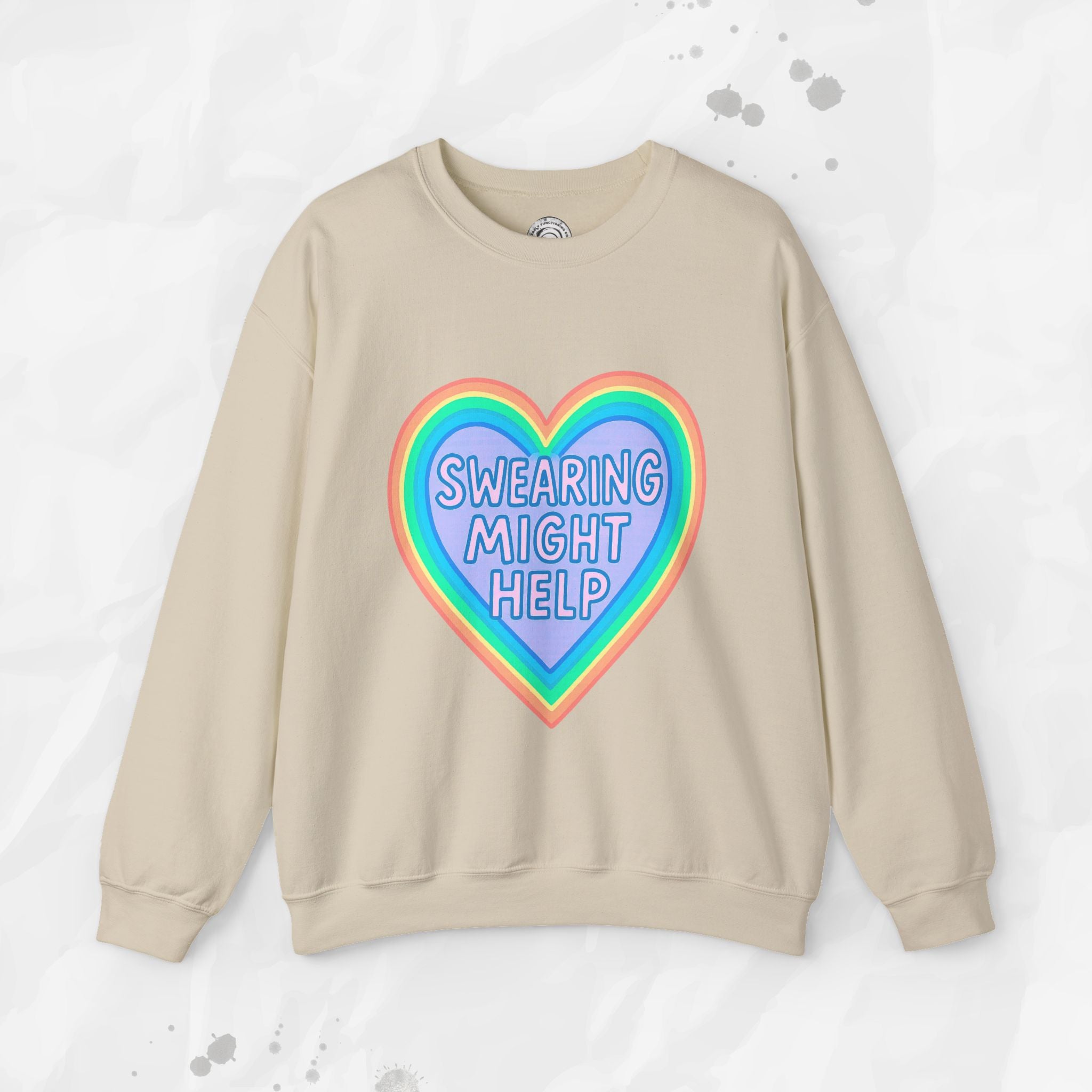 Swearing Might Help – Crewneck Sweatshirt