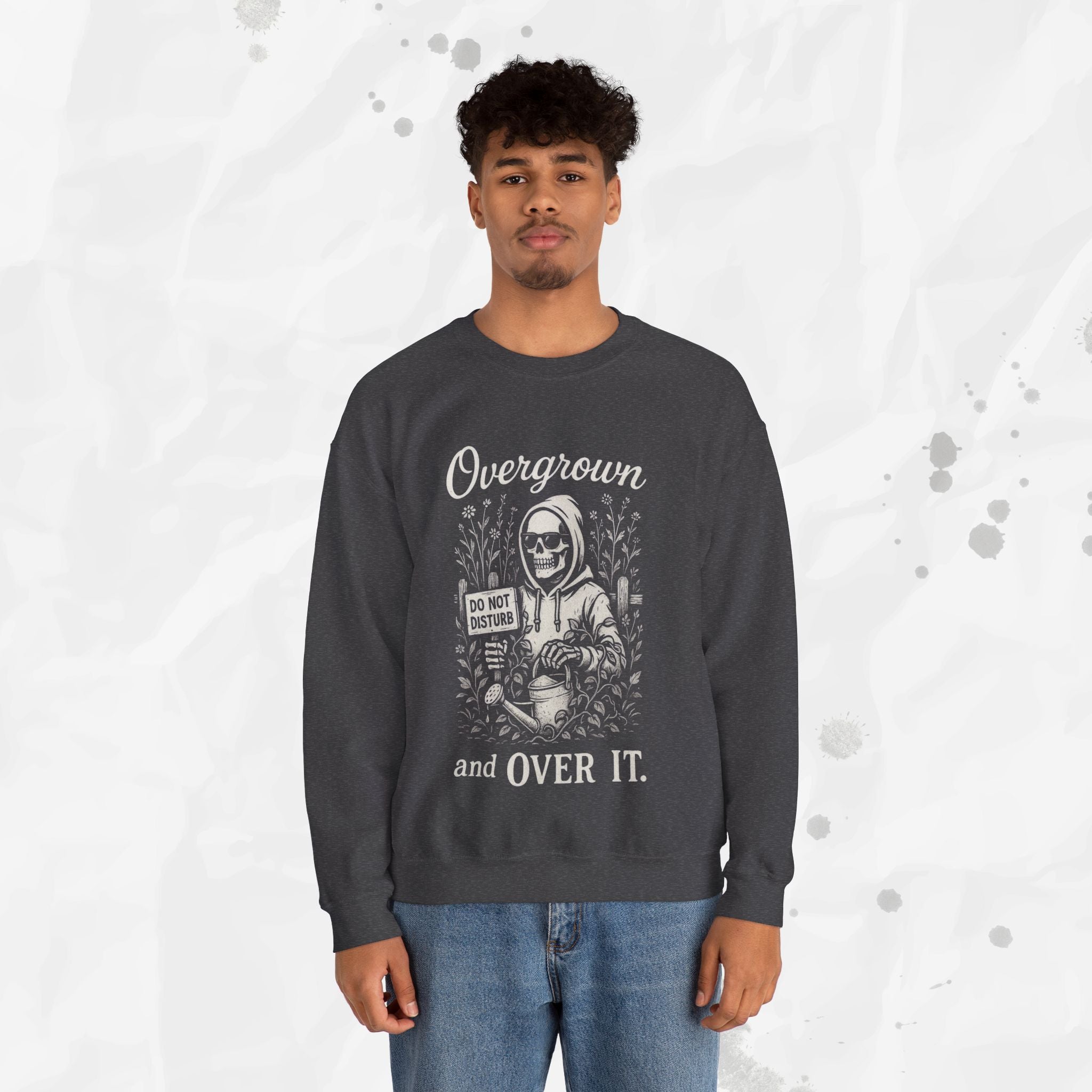 Overgrown and Over It - Crewneck Sweatshirt