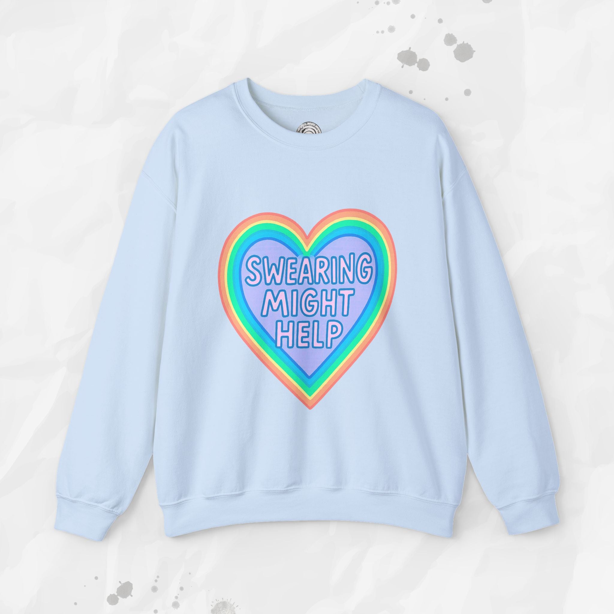 Swearing Might Help – Crewneck Sweatshirt