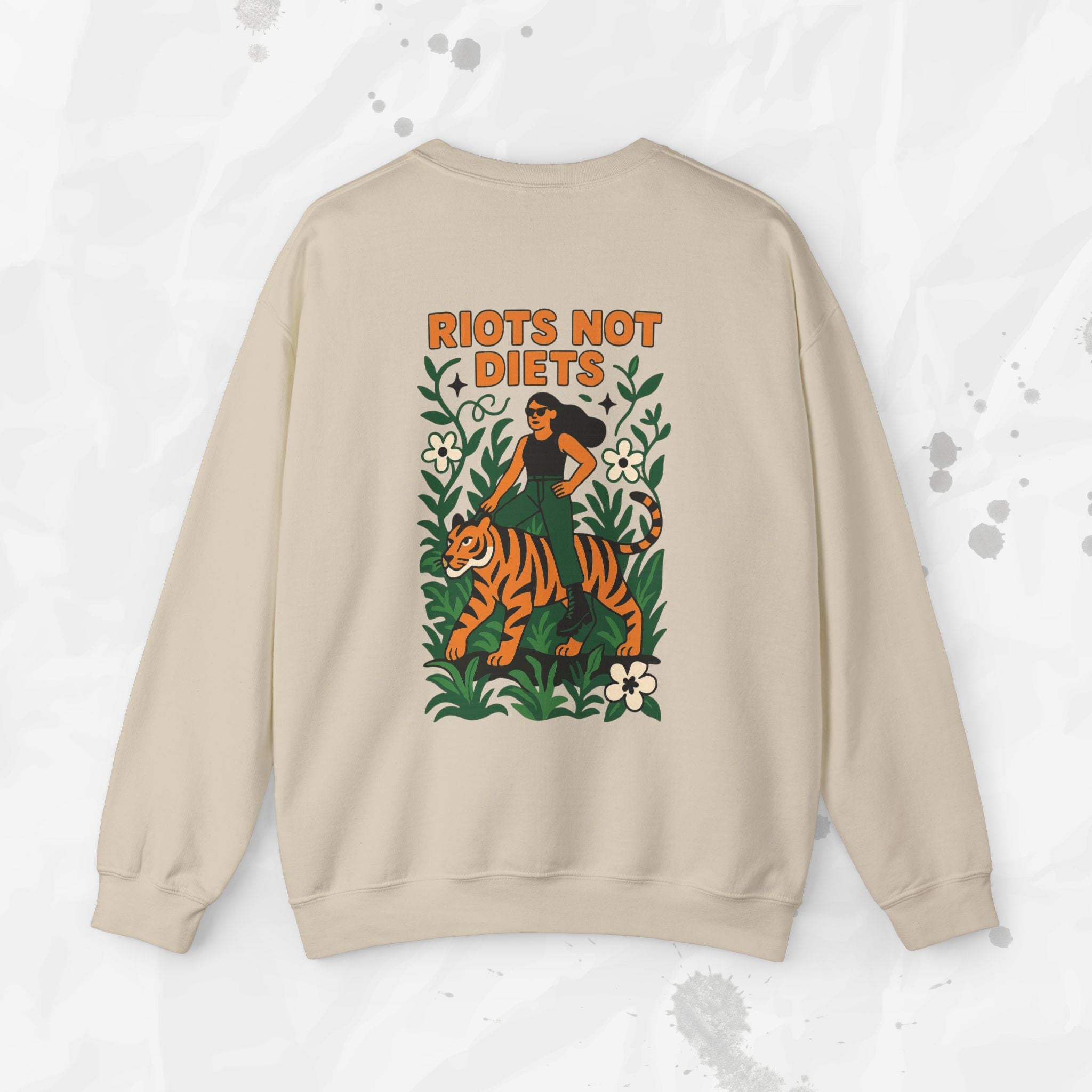 Riots Not Diets - Crewneck Sweatshirt