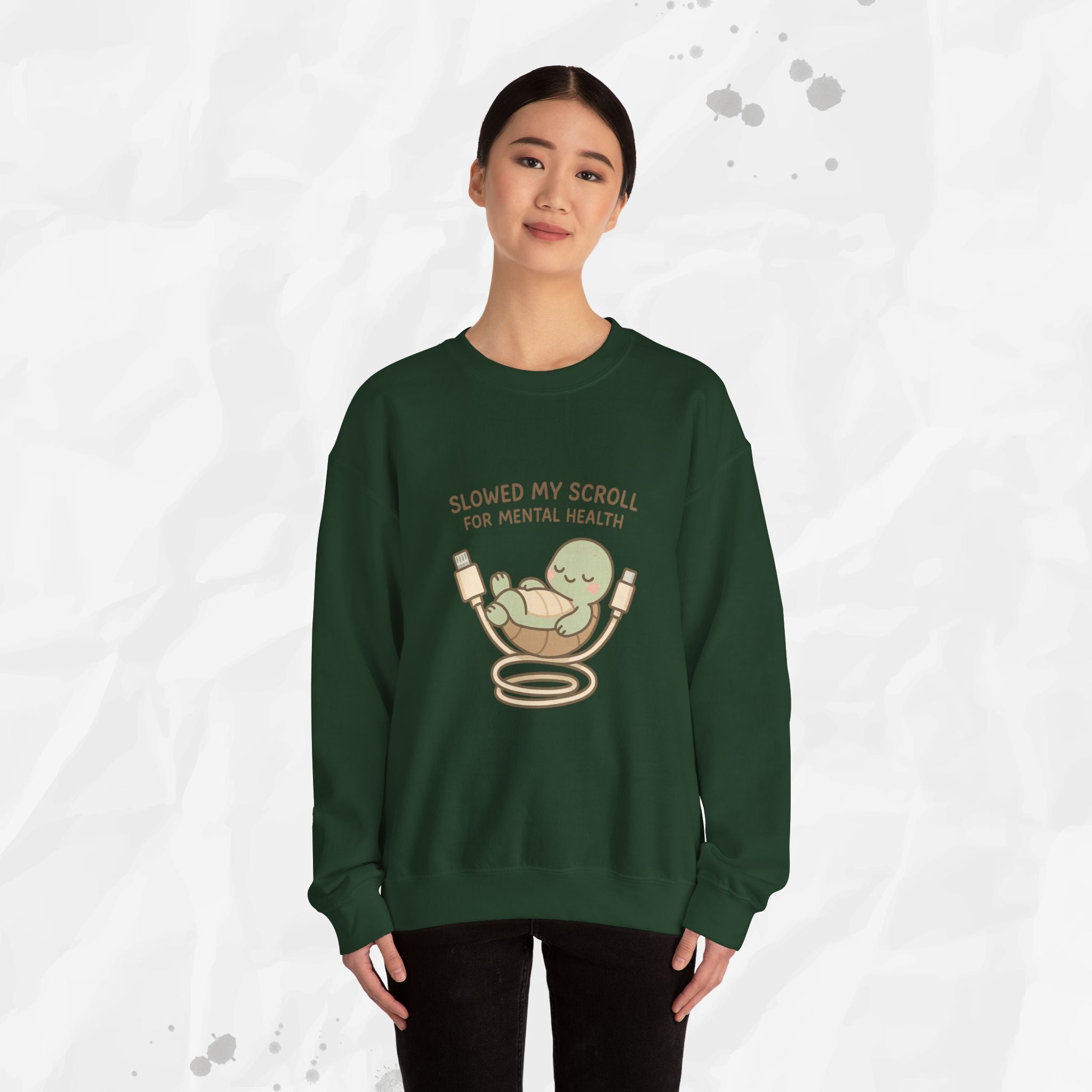 Slowed My Scroll - Crewneck Sweatshirt