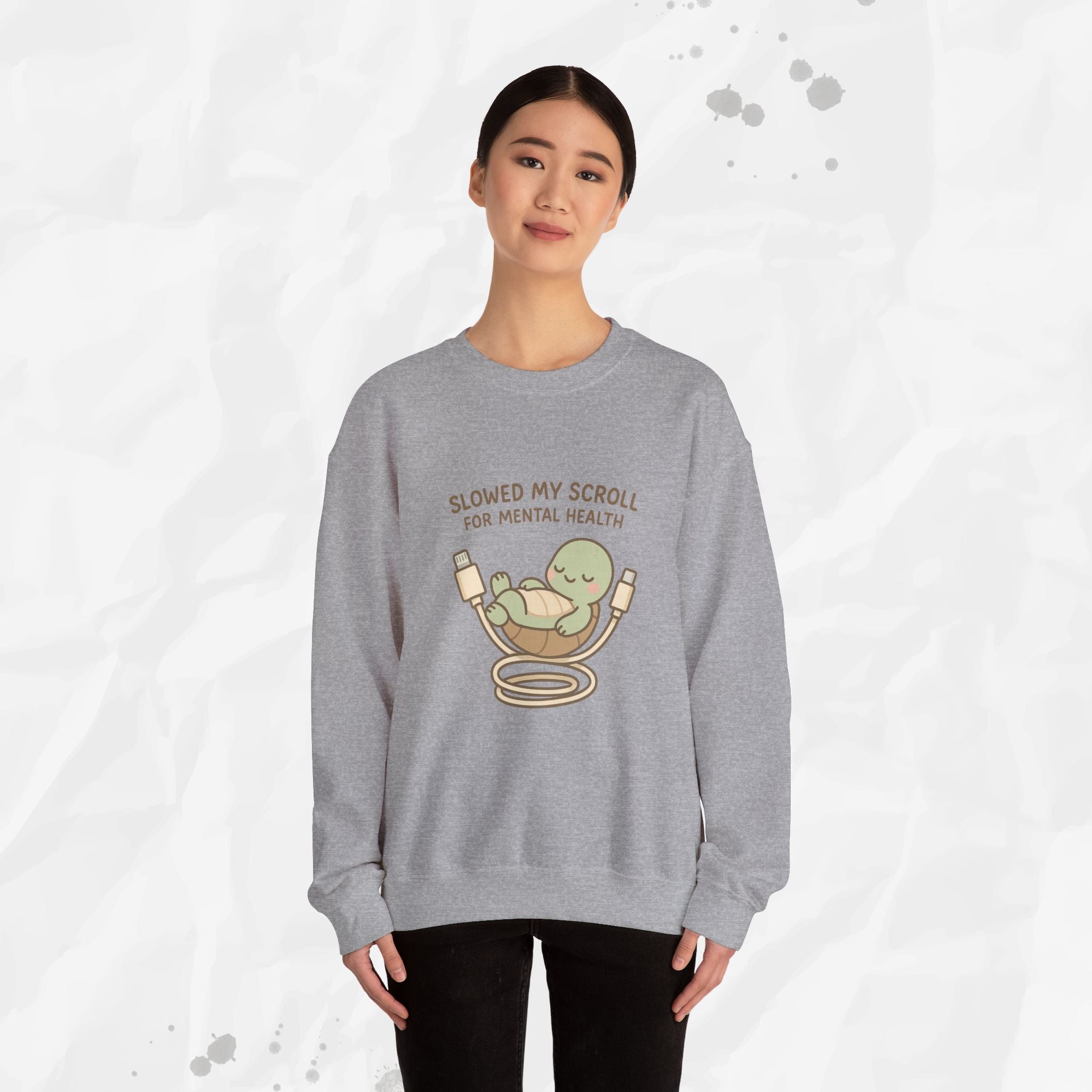 Slowed My Scroll - Crewneck Sweatshirt