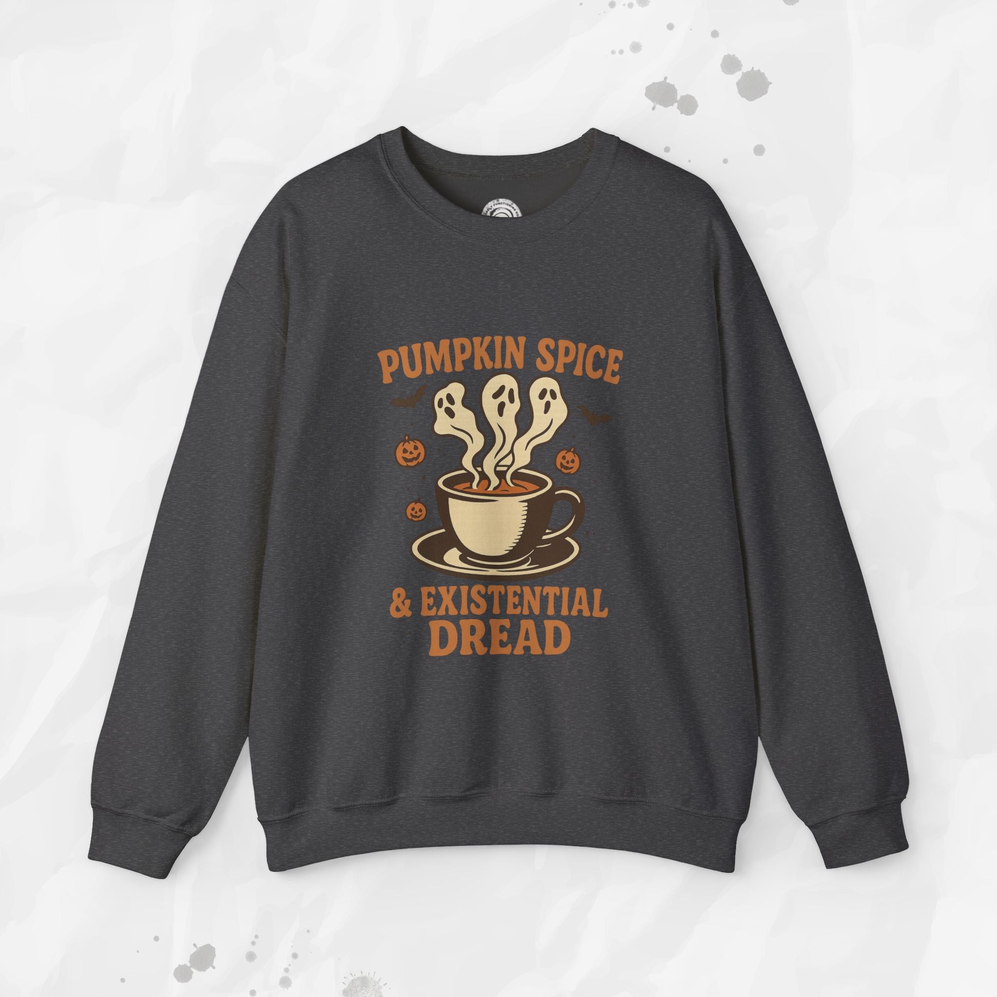 Pumpkin Spice & Existential Dread - Crewneck Sweatshirt