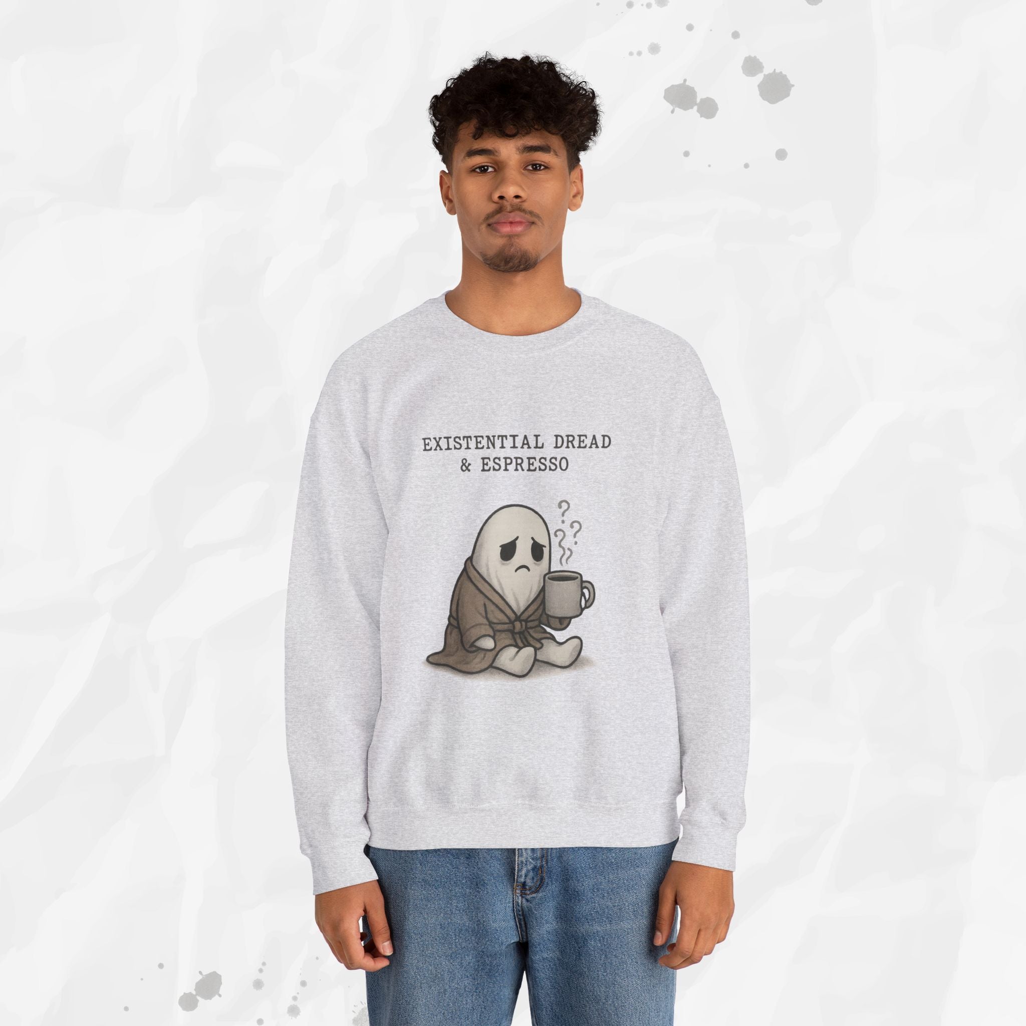 Existential Dread & Espresso - Crewneck Sweatshirt