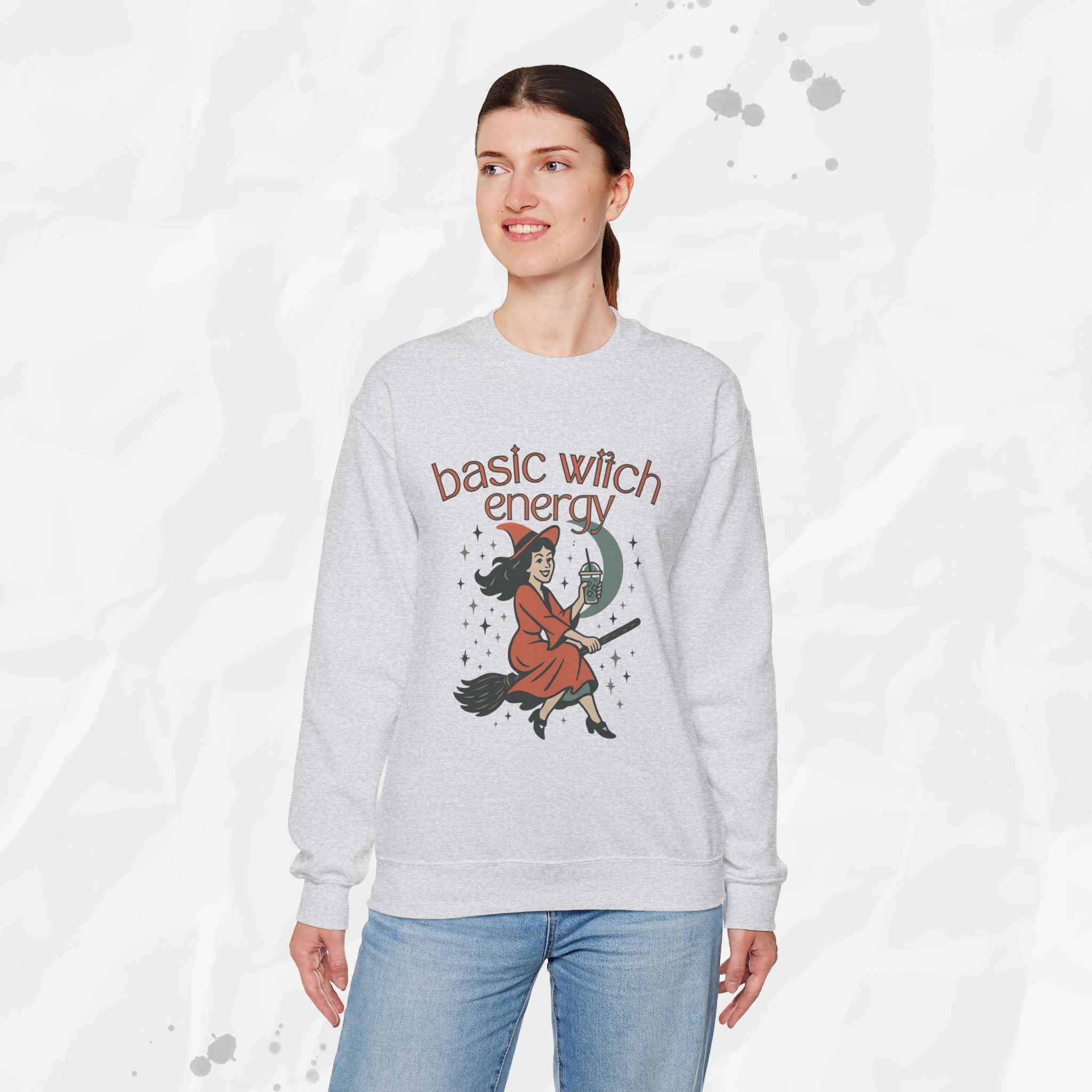 Basic Witch Energy - Crewneck Sweatshirt