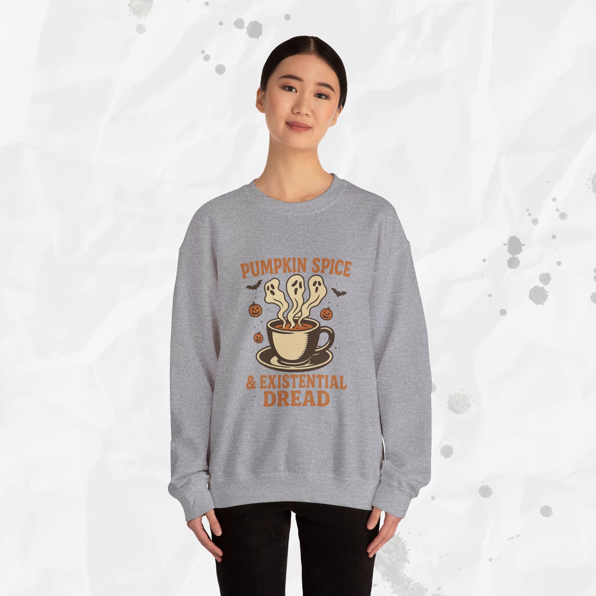 Pumpkin Spice & Existential Dread - Crewneck Sweatshirt