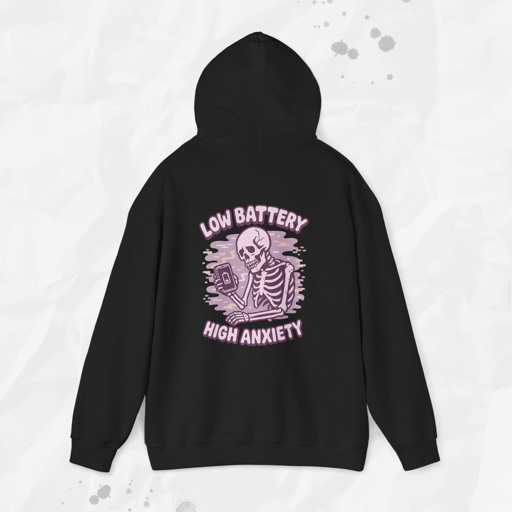 Low Battery, High Anxiety - Hoodie