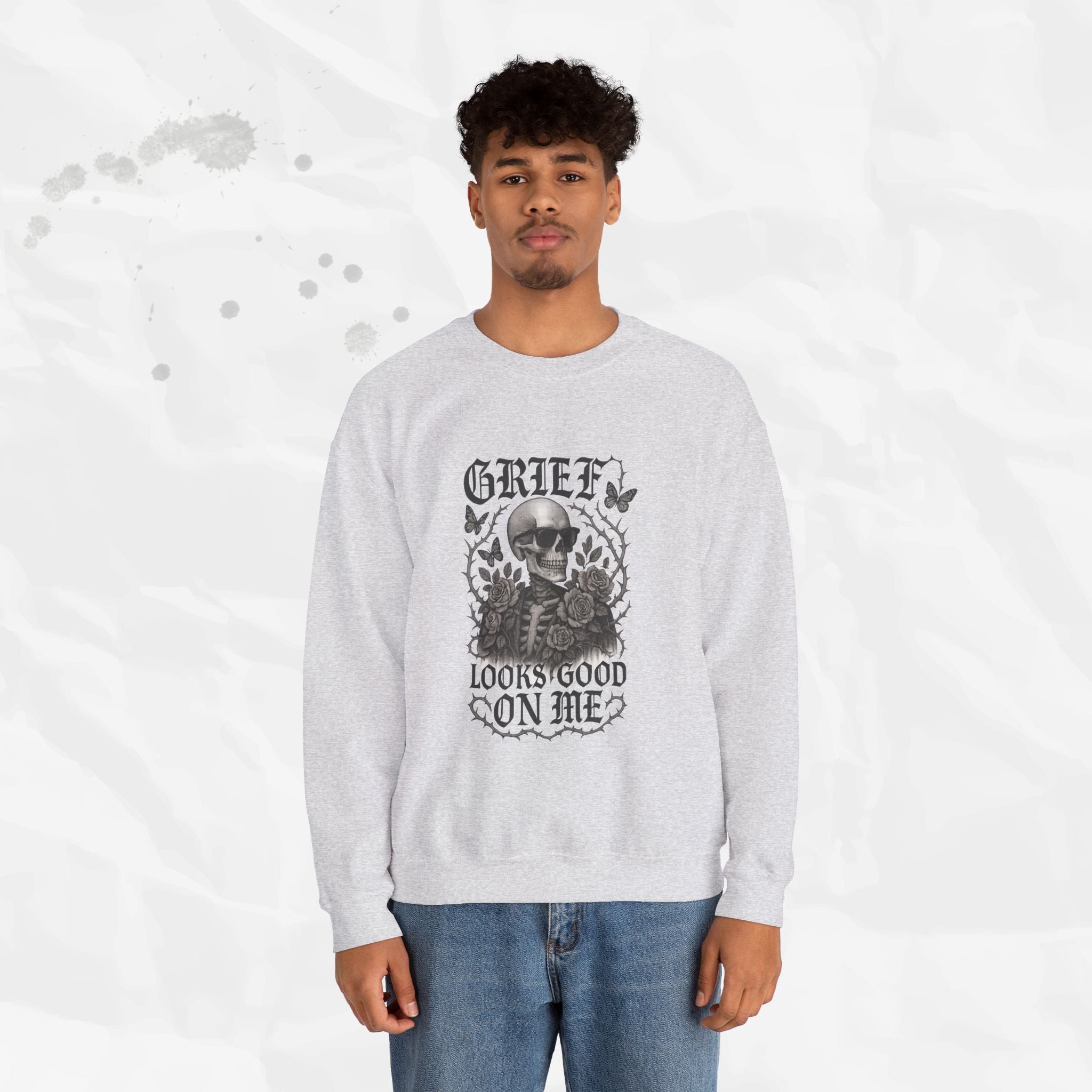 Grief Looks Good on Me - Crewneck Sweatshirt
