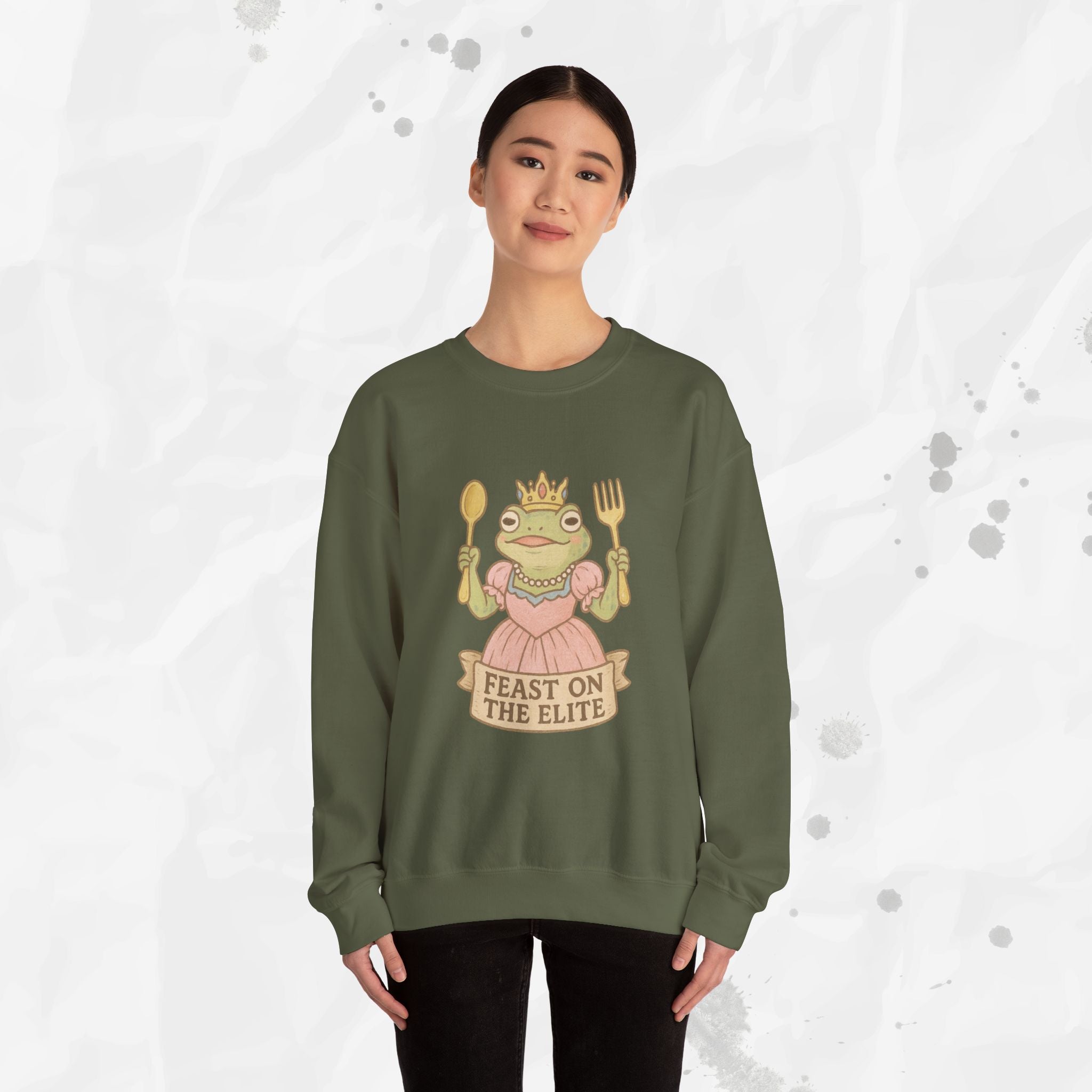 Feast on the Elite – Crewneck Sweatshirt