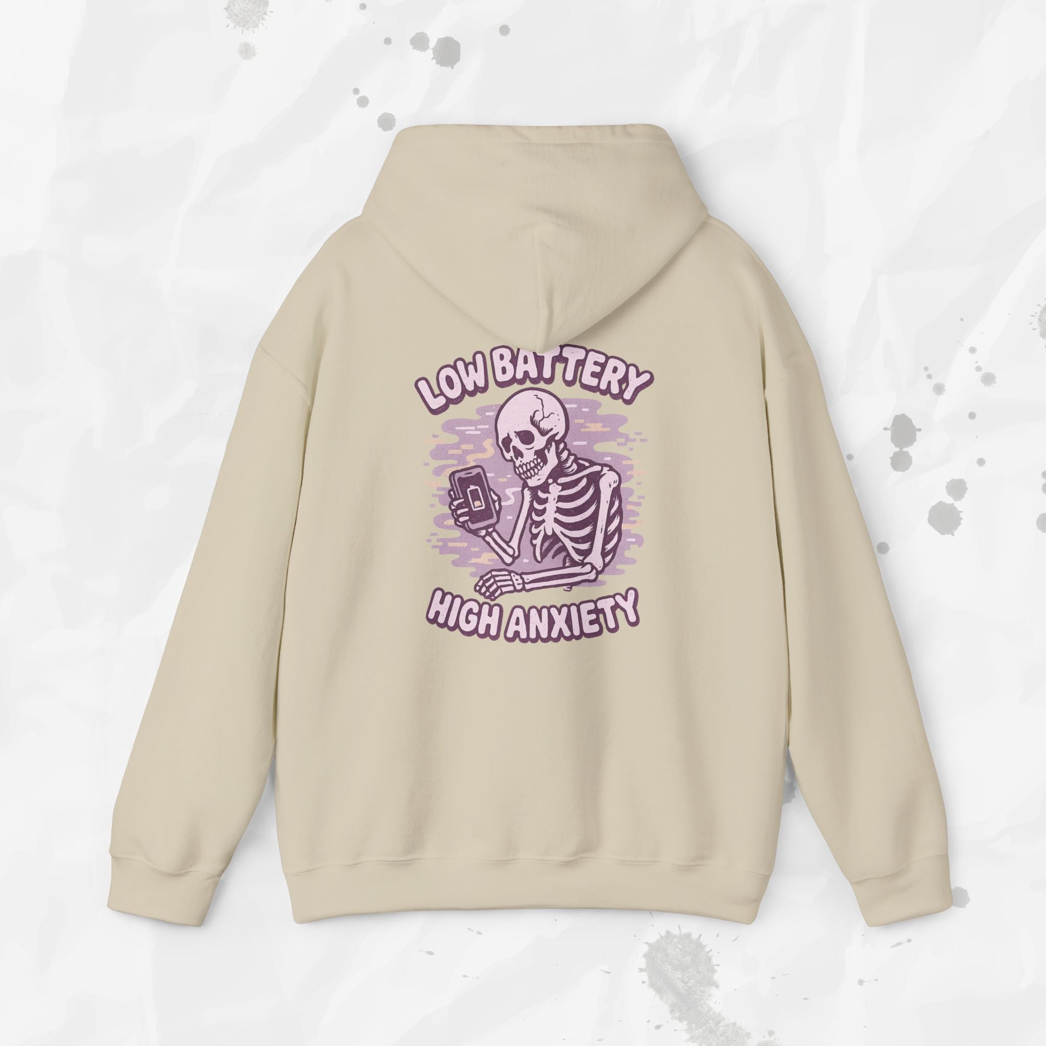 Low Battery, High Anxiety - Hoodie