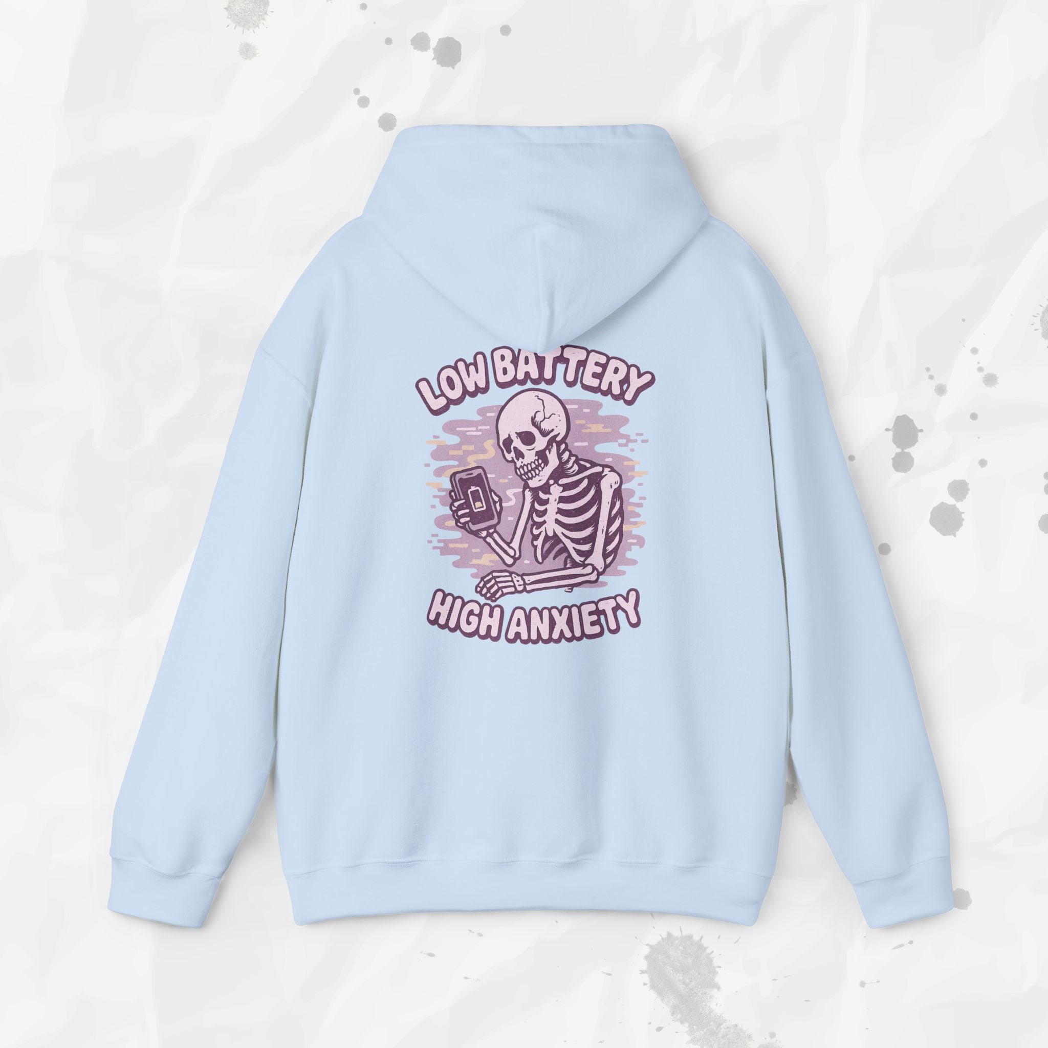 Low Battery, High Anxiety - Hoodie