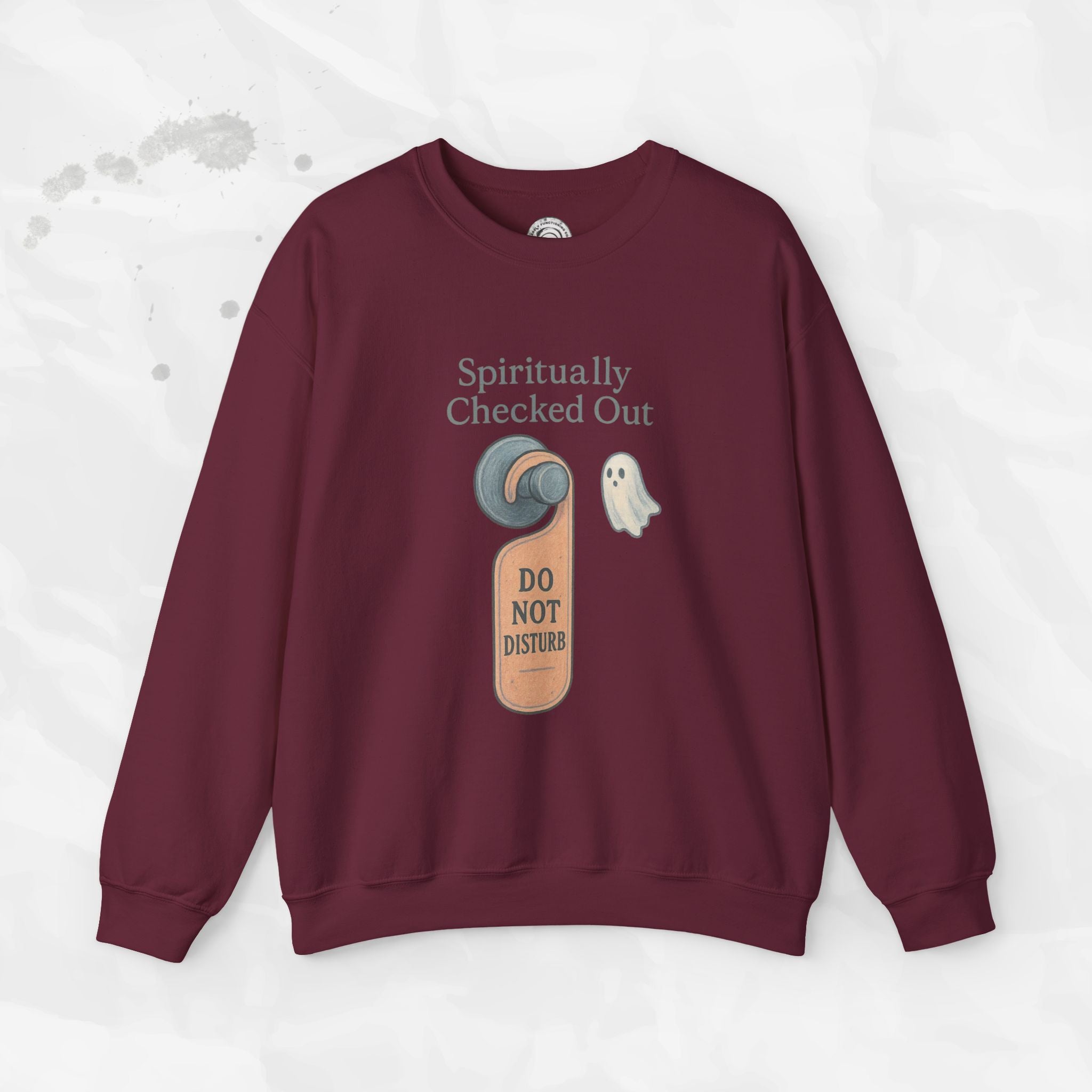 Spiritually Checked Out - Crewneck Sweatshirt