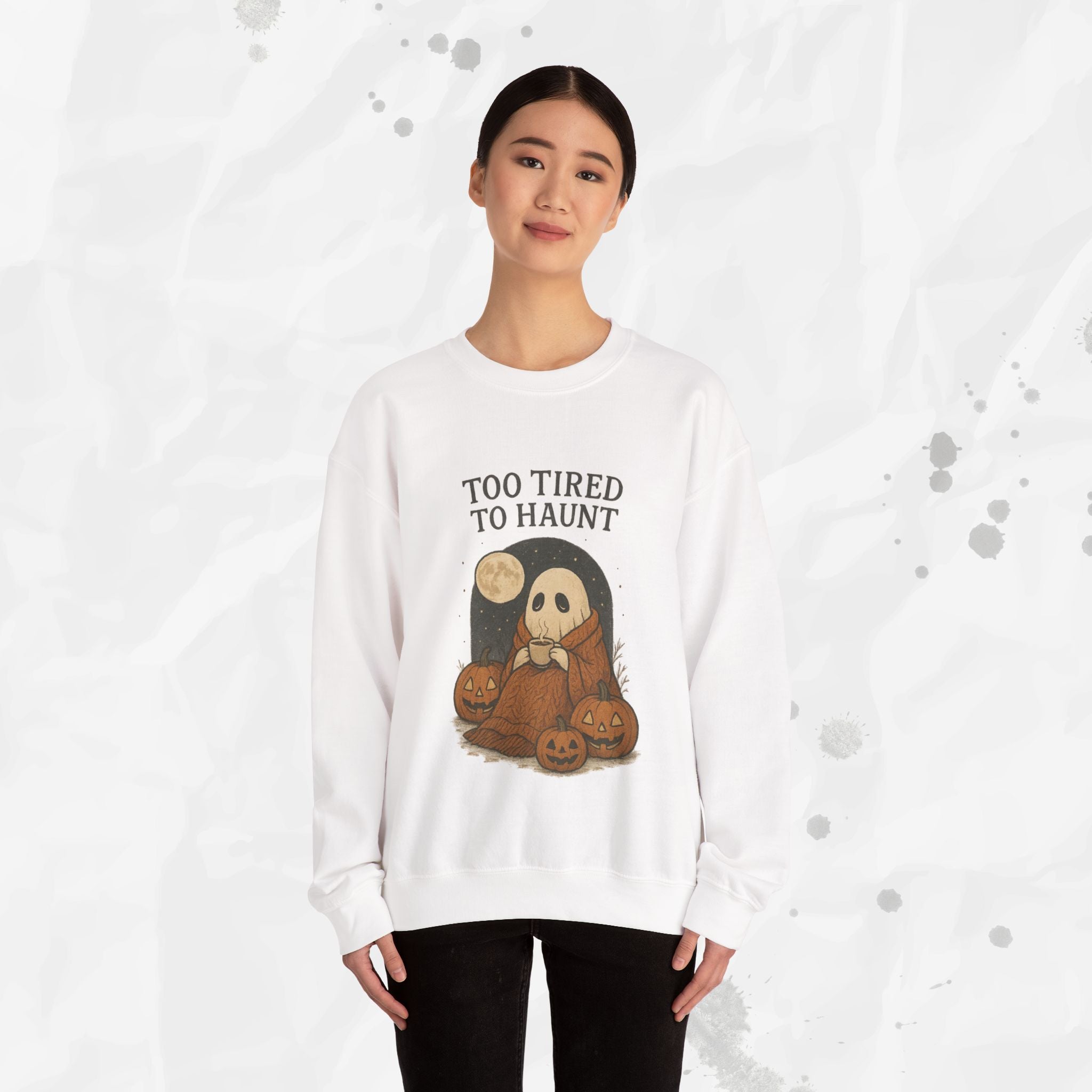 Too Tired to Haunt - Crewneck Sweatshirt