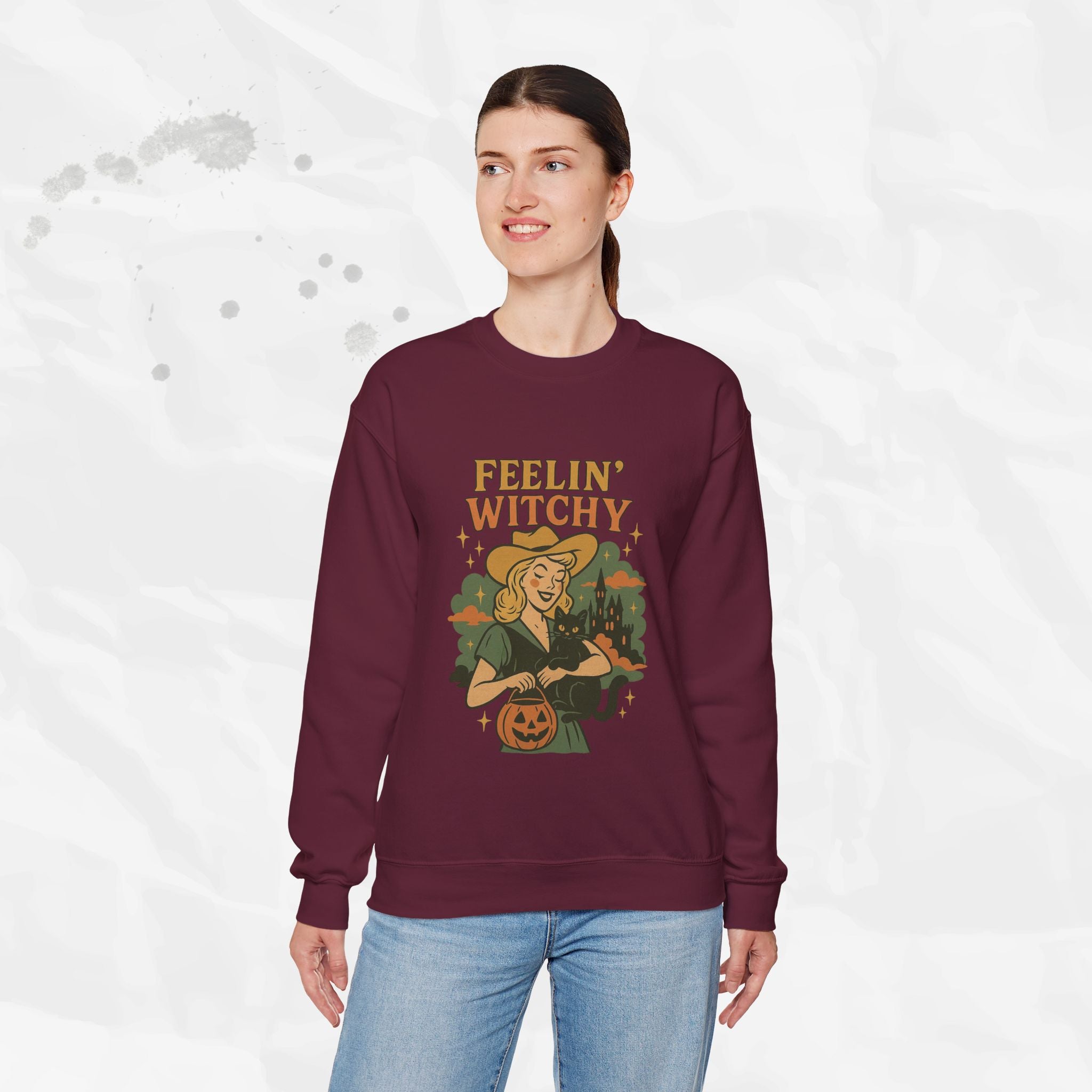 Feelin' Witchy - Crewneck Sweatshirt
