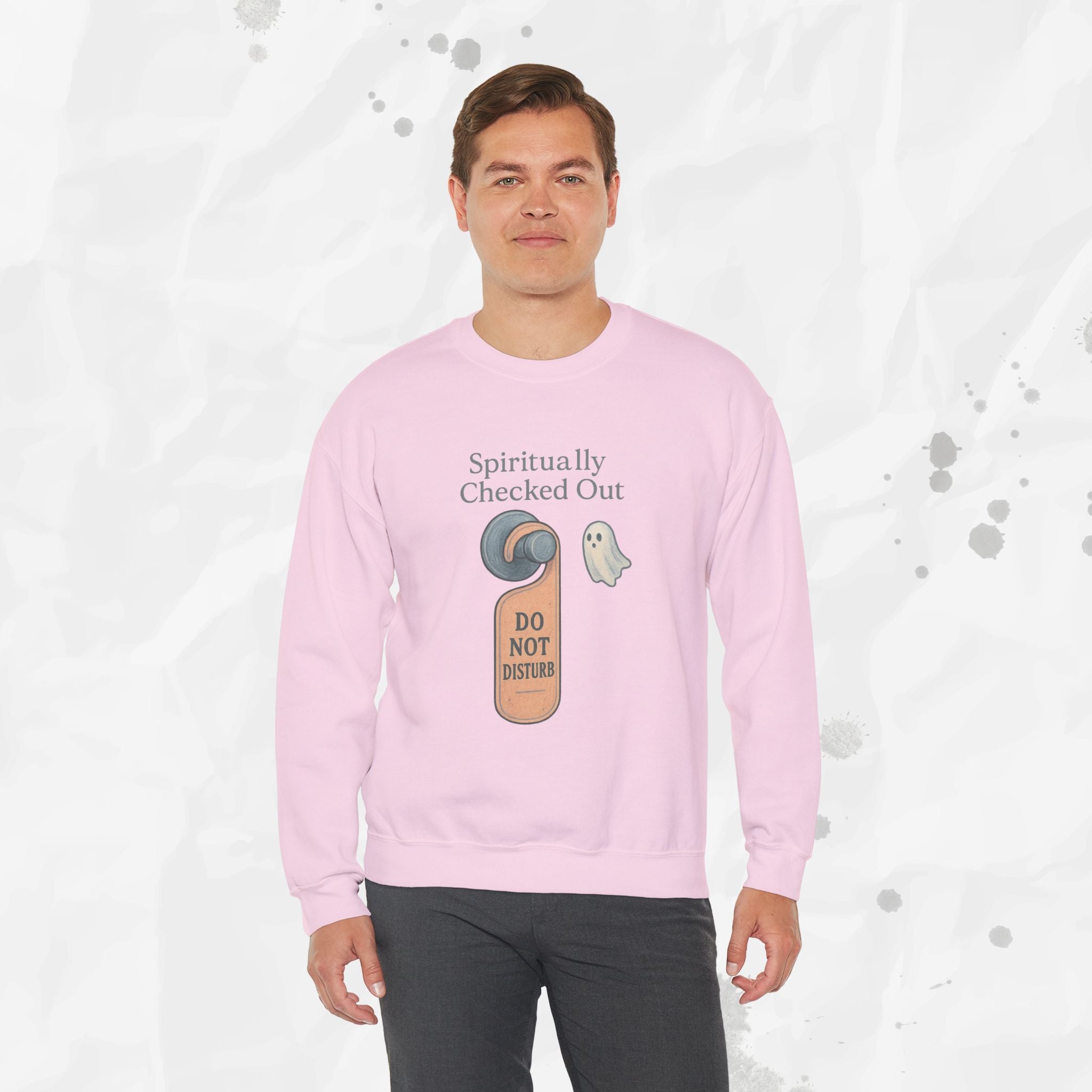 Spiritually Checked Out - Crewneck Sweatshirt