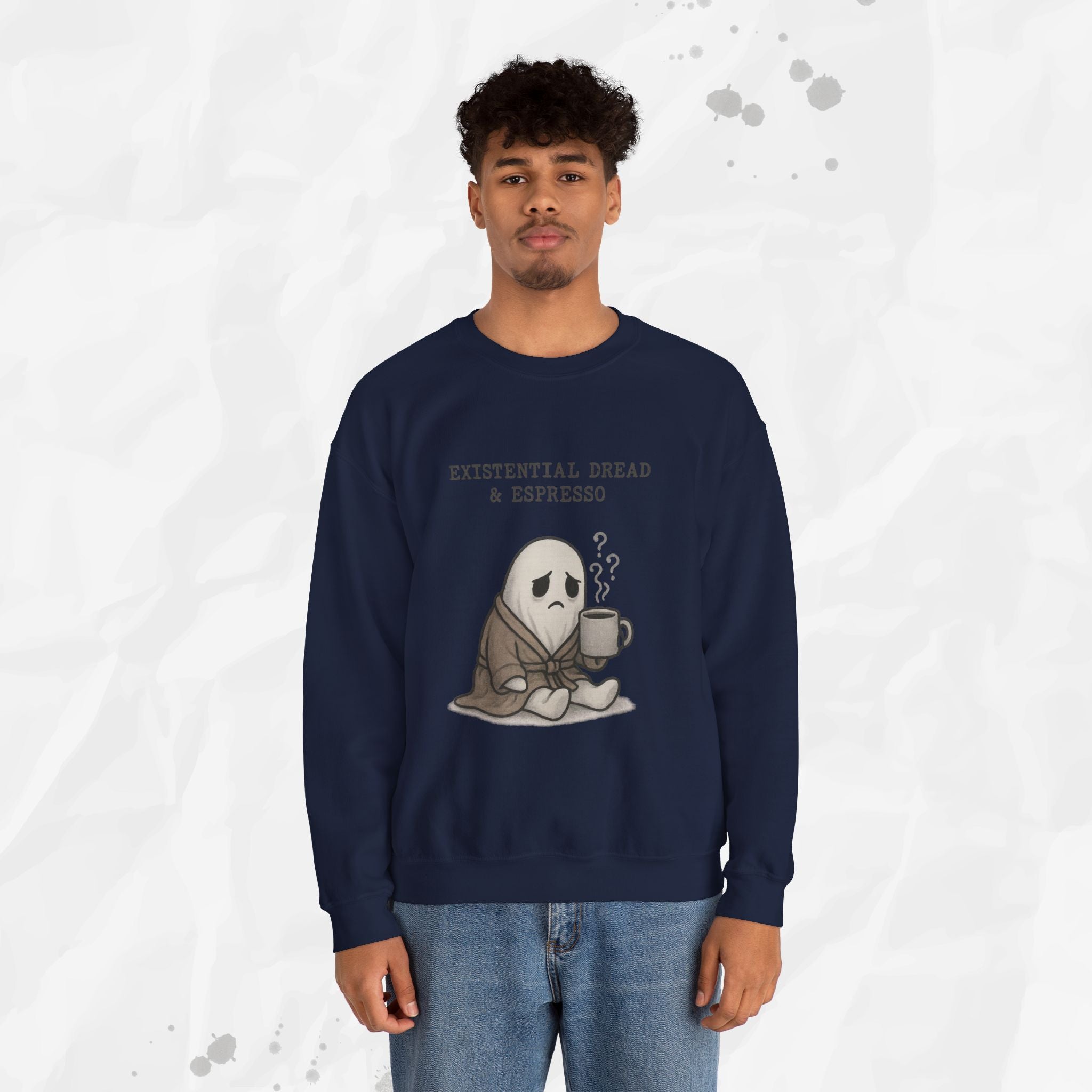 Existential Dread & Espresso - Crewneck Sweatshirt