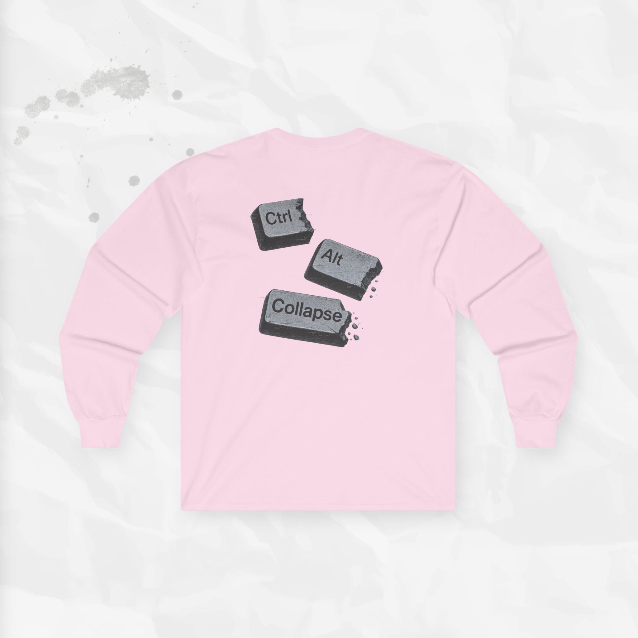 Ctrl Alt Collapse - Long Sleeve T-Shirt