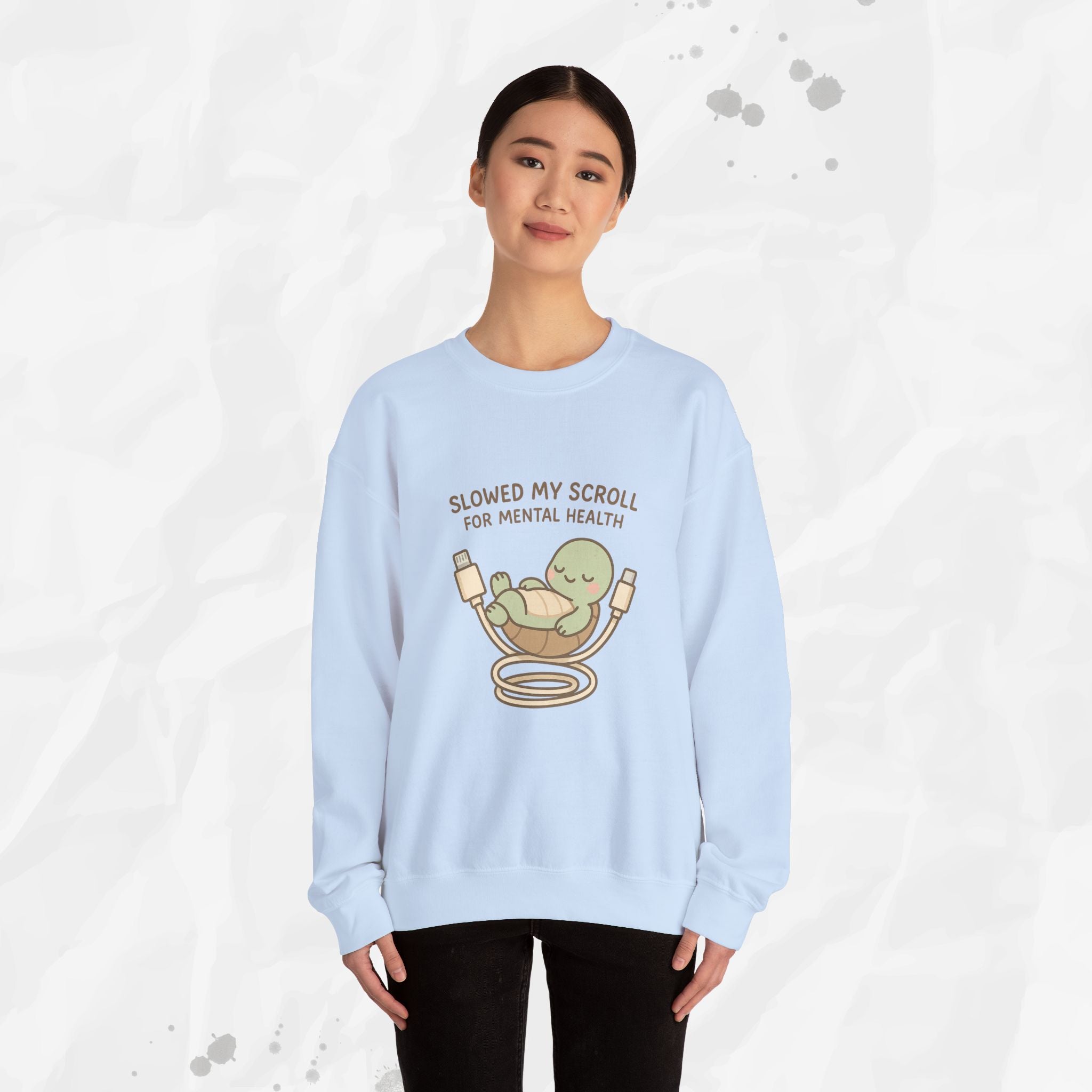 Slowed My Scroll - Crewneck Sweatshirt