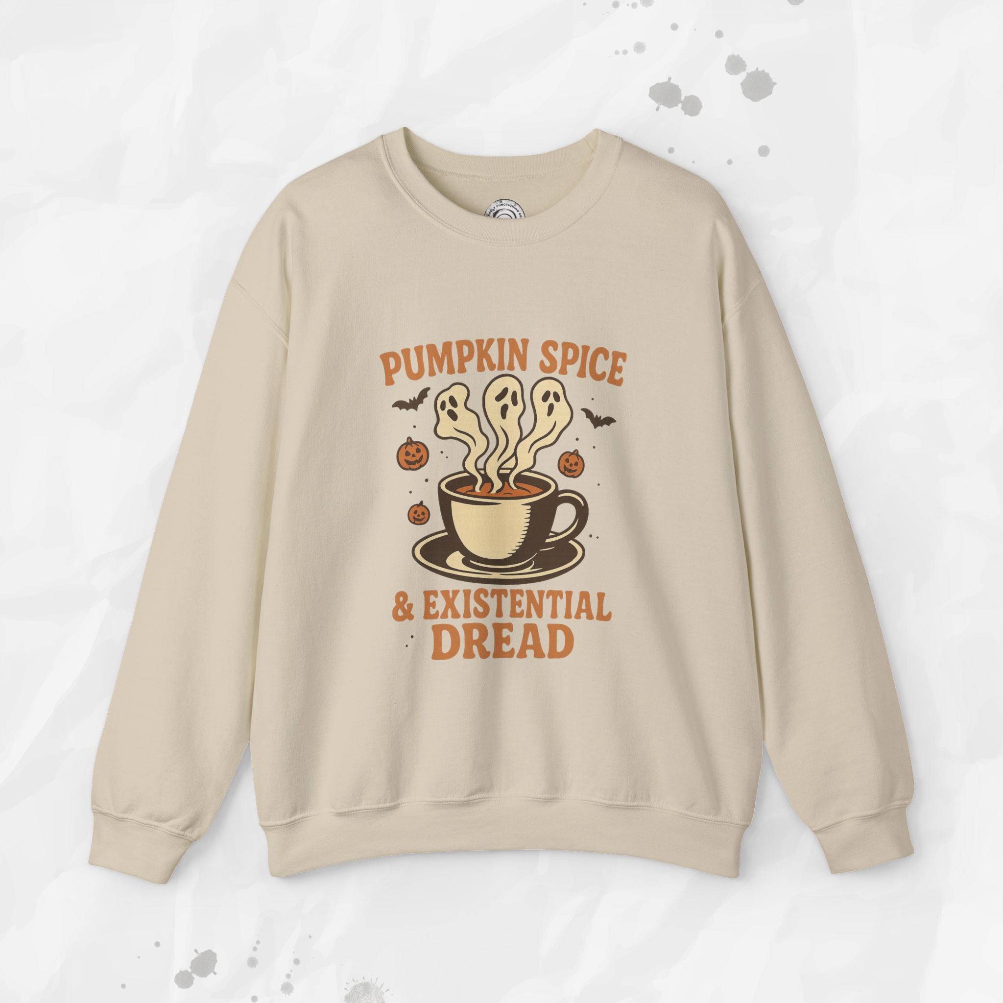 Pumpkin Spice & Existential Dread - Crewneck Sweatshirt