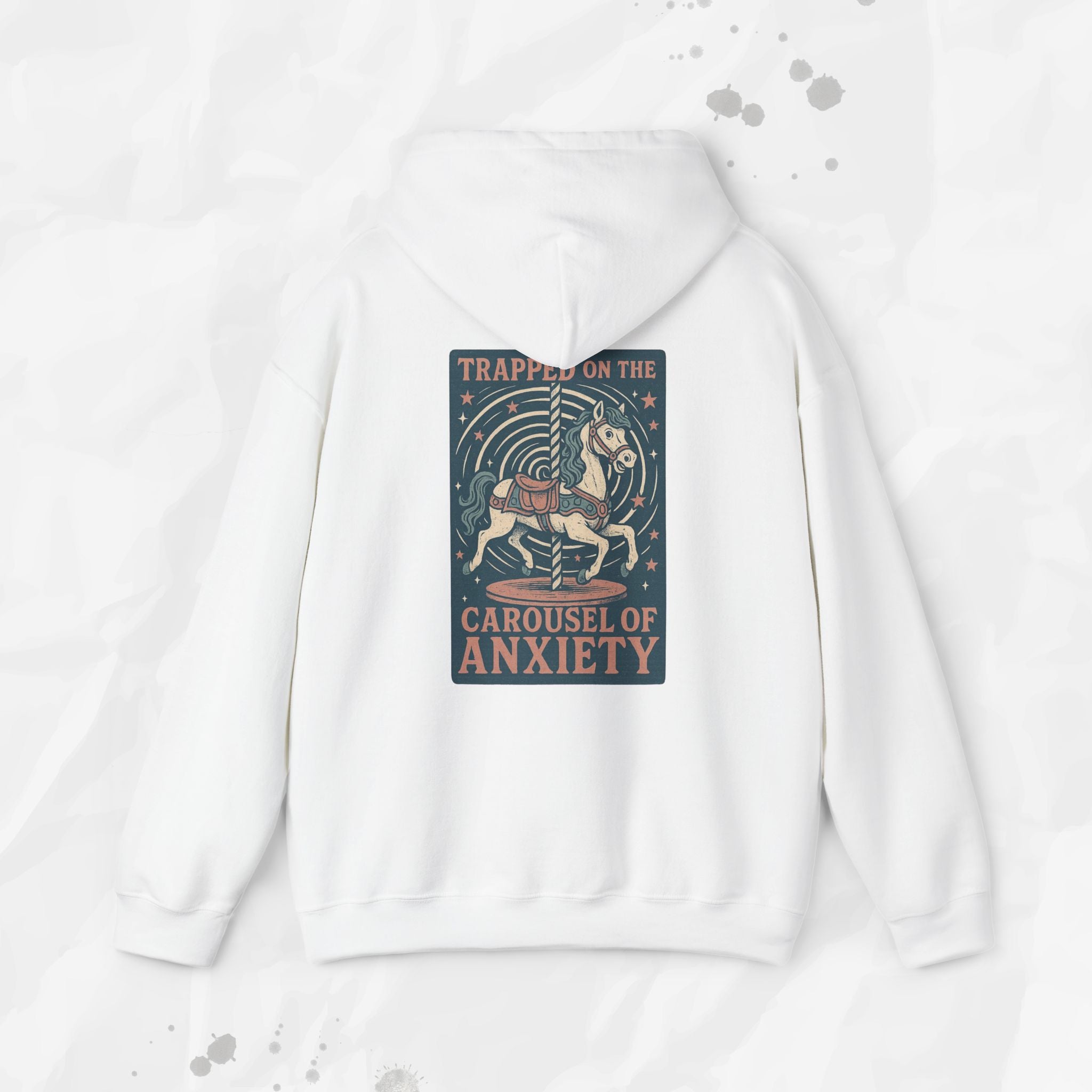 Trapped on the Carousel of Anxiety - Hoodie