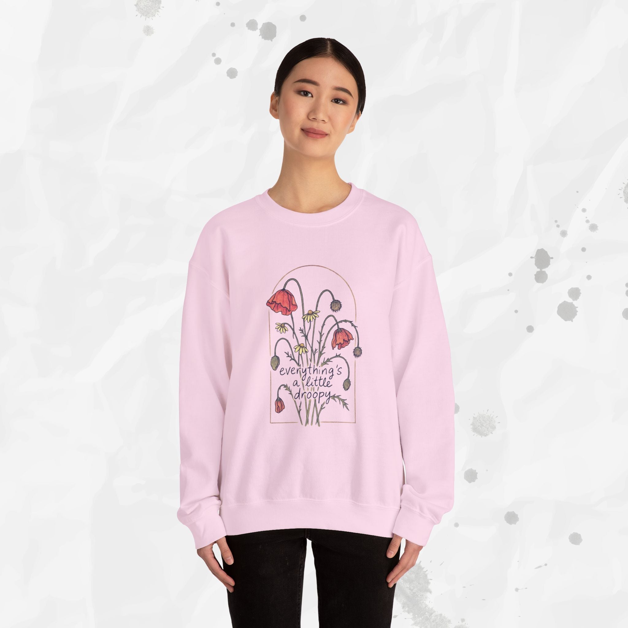 Everythings a Little Droopy - Crewneck Sweatshirt